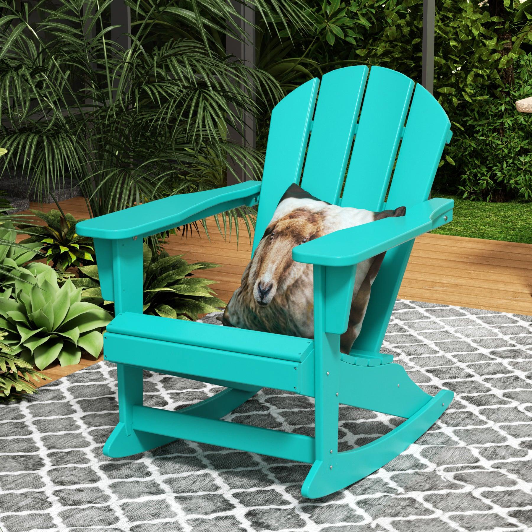 Paradise Adirondack Outdoor Patio Rocking Chair - Costaelm