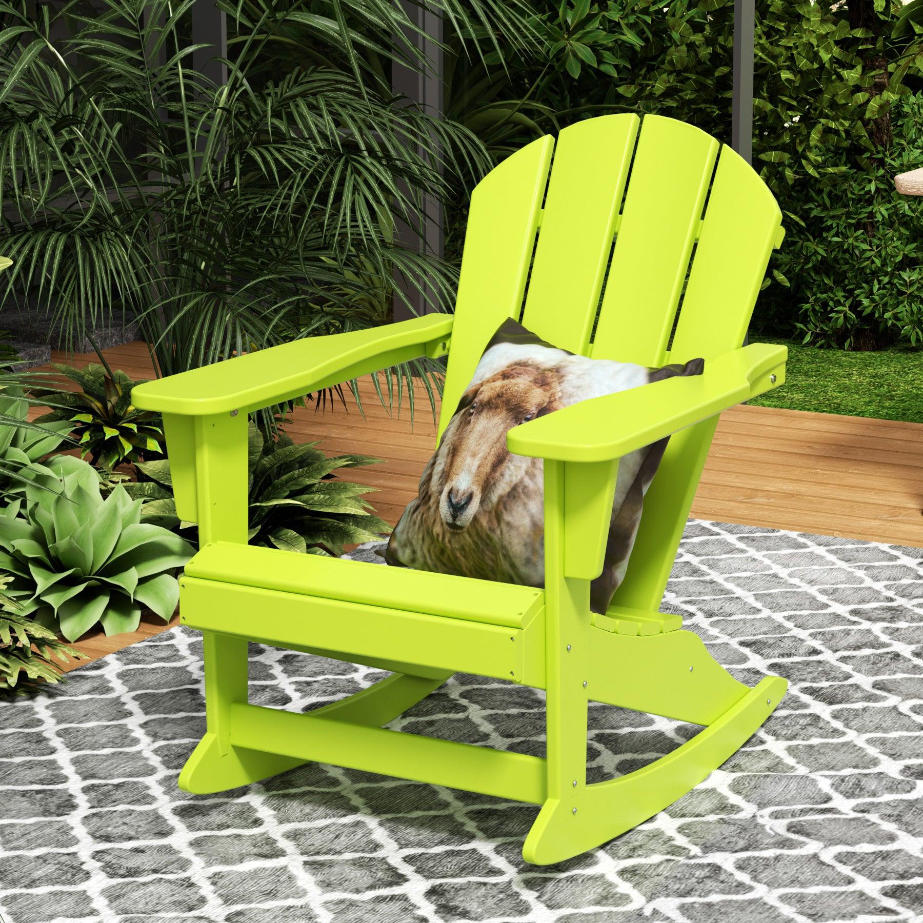 Paradise Adirondack Outdoor Patio Rocking Chair - Costaelm