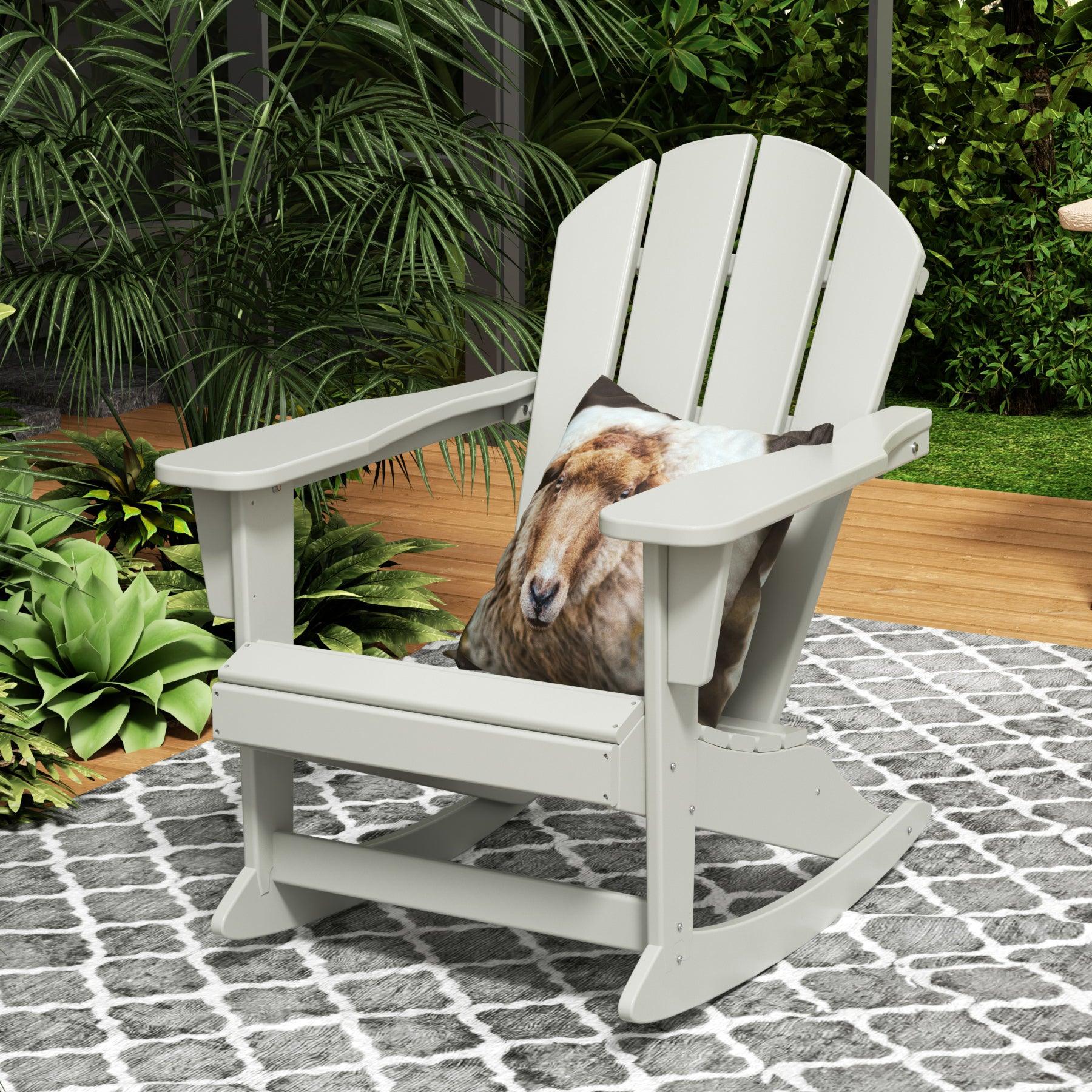 Paradise Adirondack Outdoor Patio Rocking Chair - Costaelm