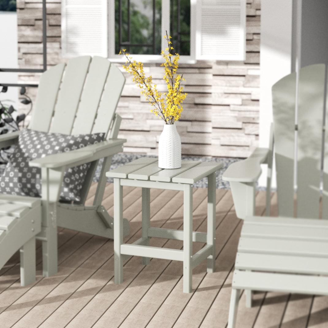 Paradise Adirondack Outdoor Patio Side Table - Costaelm