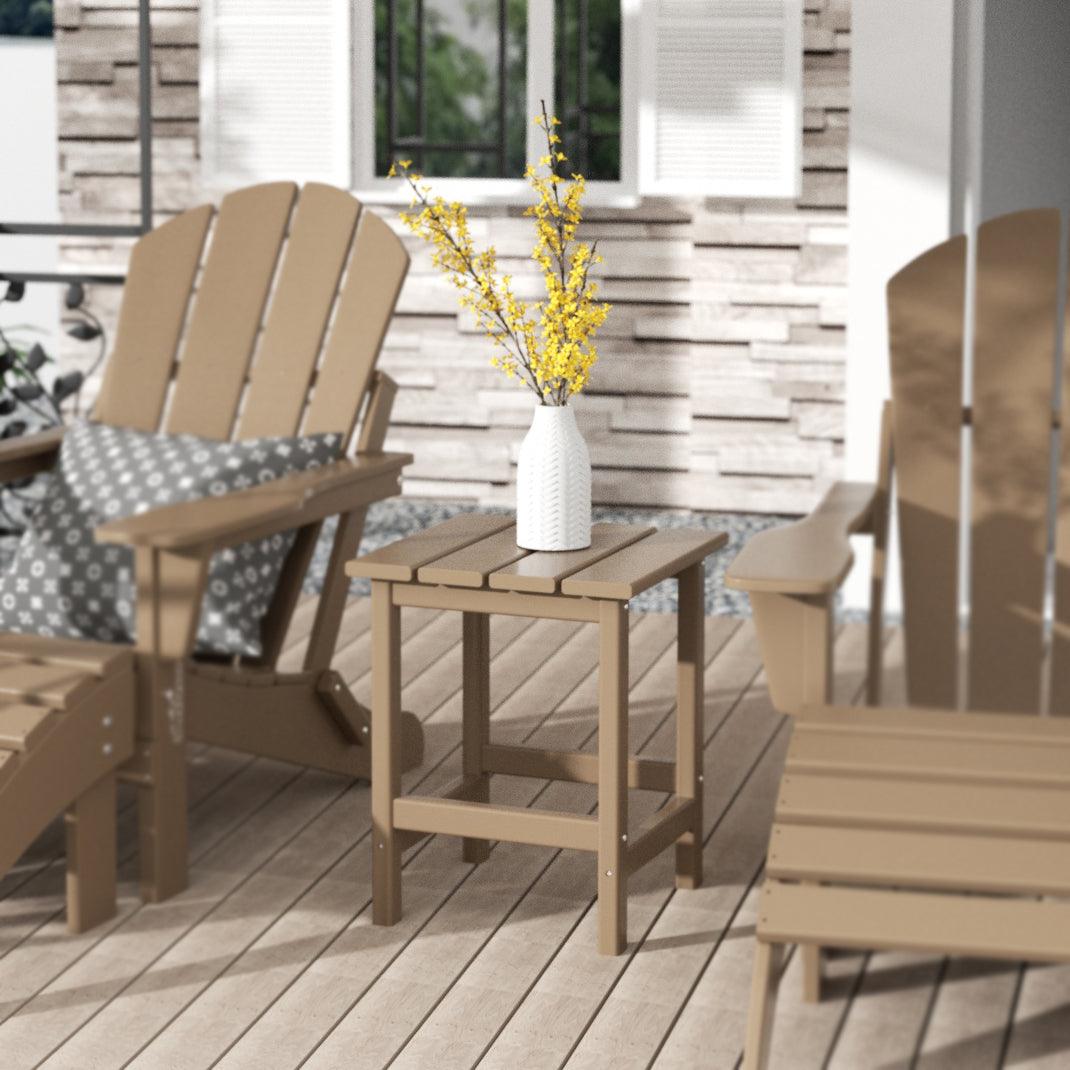 Paradise Adirondack Outdoor Patio Side Table - Costaelm