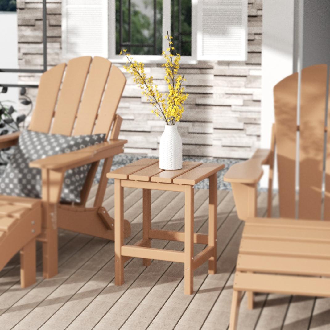 Paradise Adirondack Outdoor Patio Side Table - Costaelm