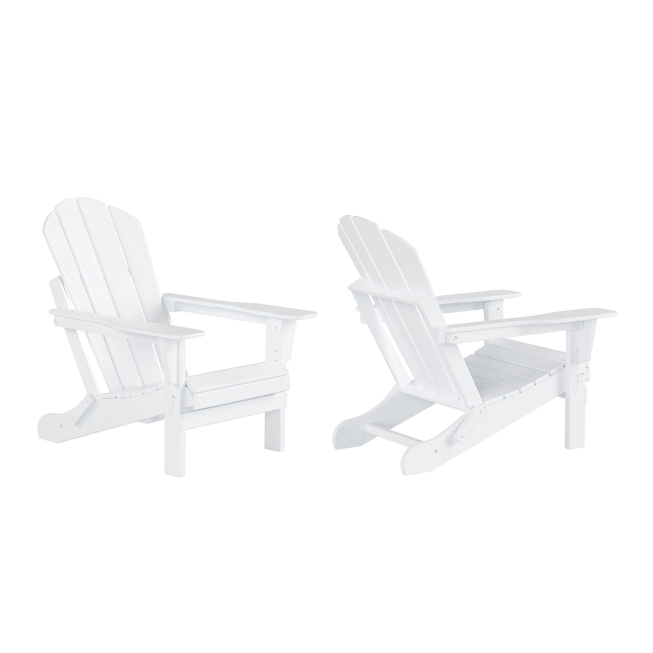 Paradise Classic Folding Adirondack Chair (Set of 2) - Costaelm