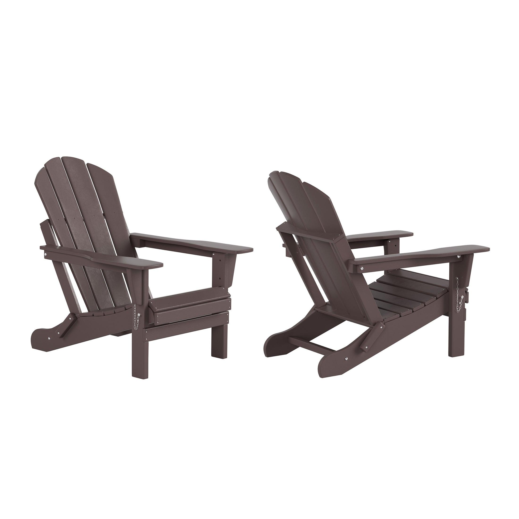 Paradise Classic Folding Adirondack Chair (Set of 2) - Costaelm