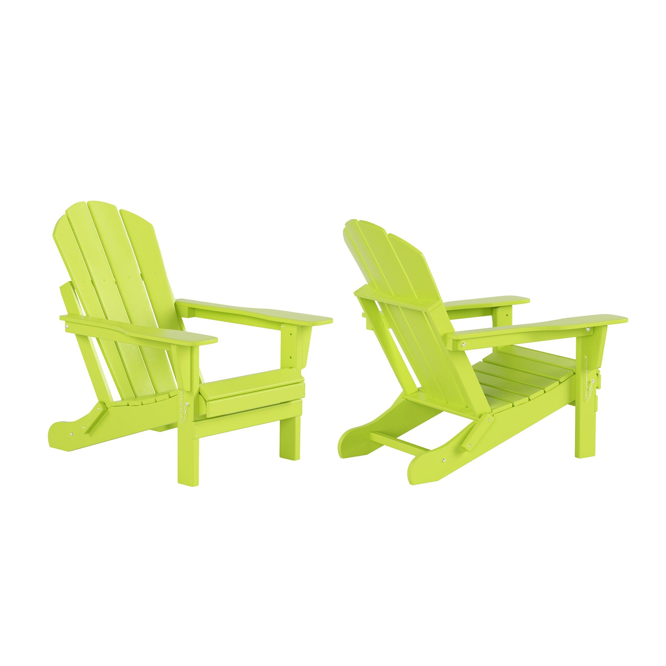 Paradise Classic Folding Adirondack Chair (Set of 2) - Costaelm