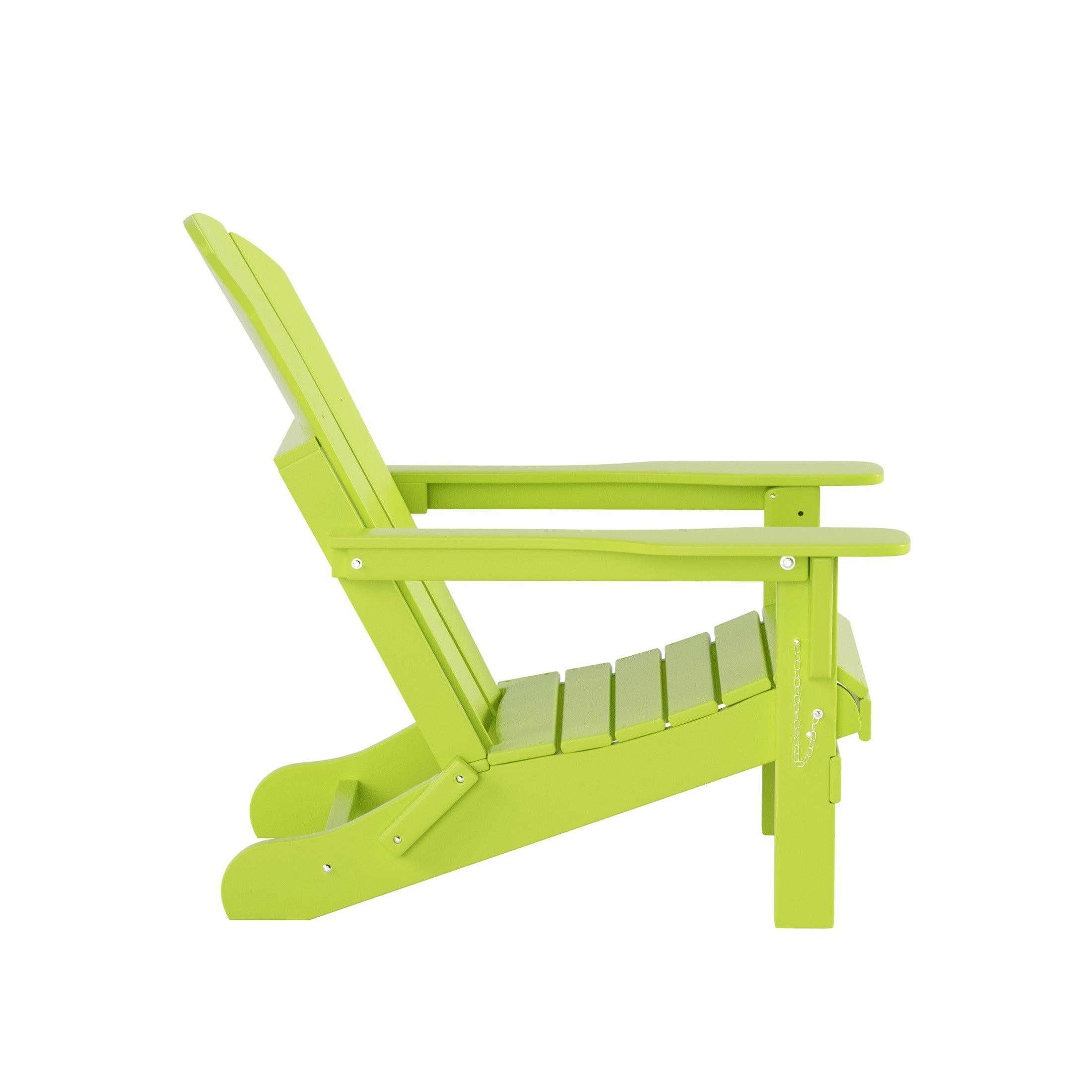 Paradise Classic Folding Adirondack Chair (Set of 2) - Costaelm