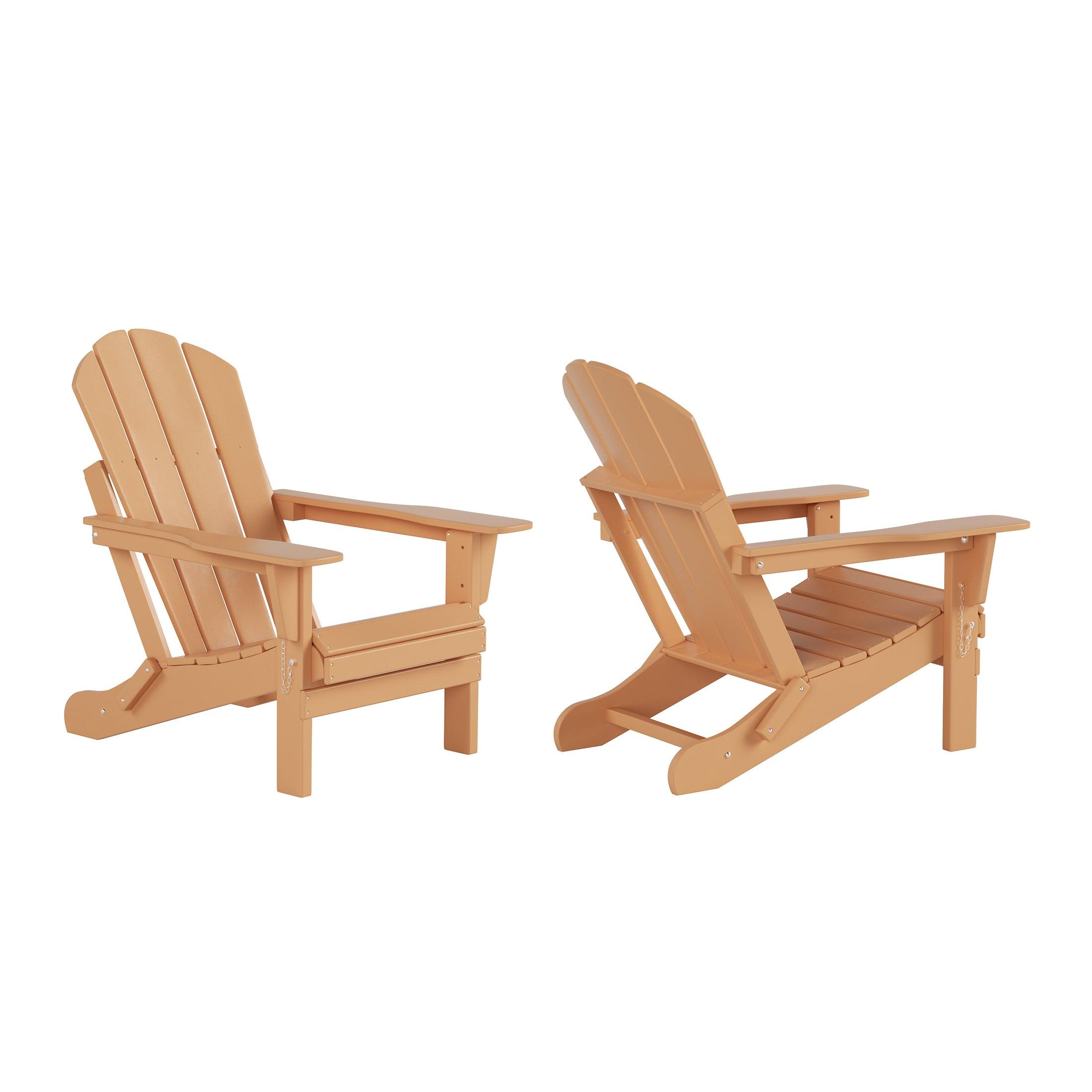 Paradise Classic Folding Adirondack Chair (Set of 2) - Costaelm