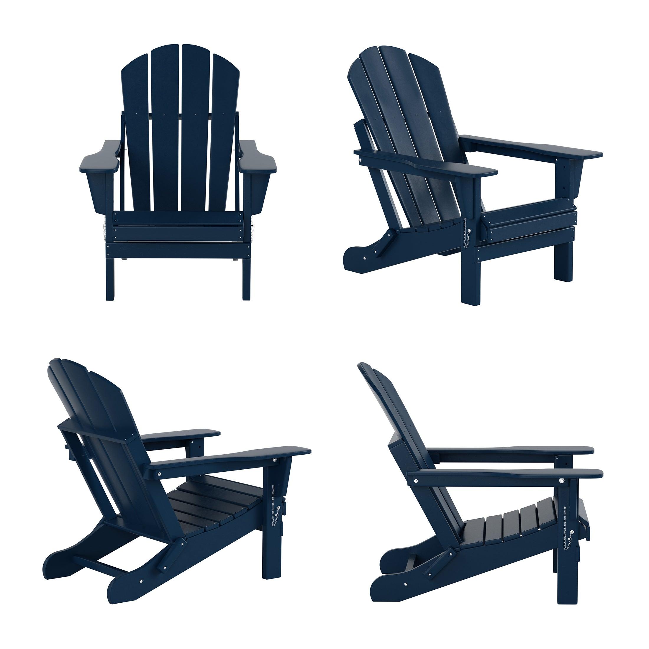 Paradise Classic Folding Adirondack Chair (Set of 4) - Costaelm