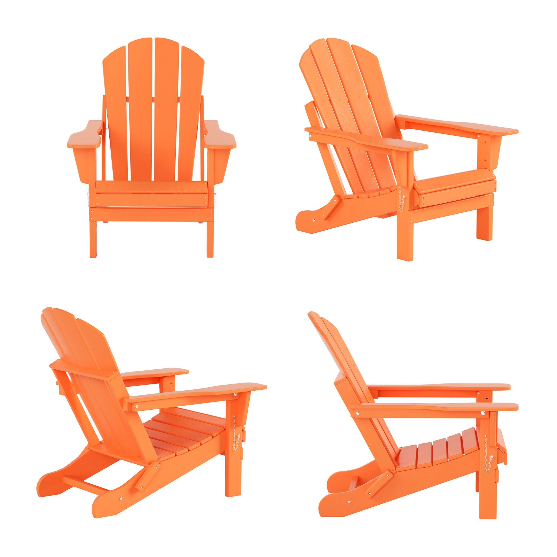 Paradise Classic Folding Adirondack Chair (Set of 4) - Costaelm