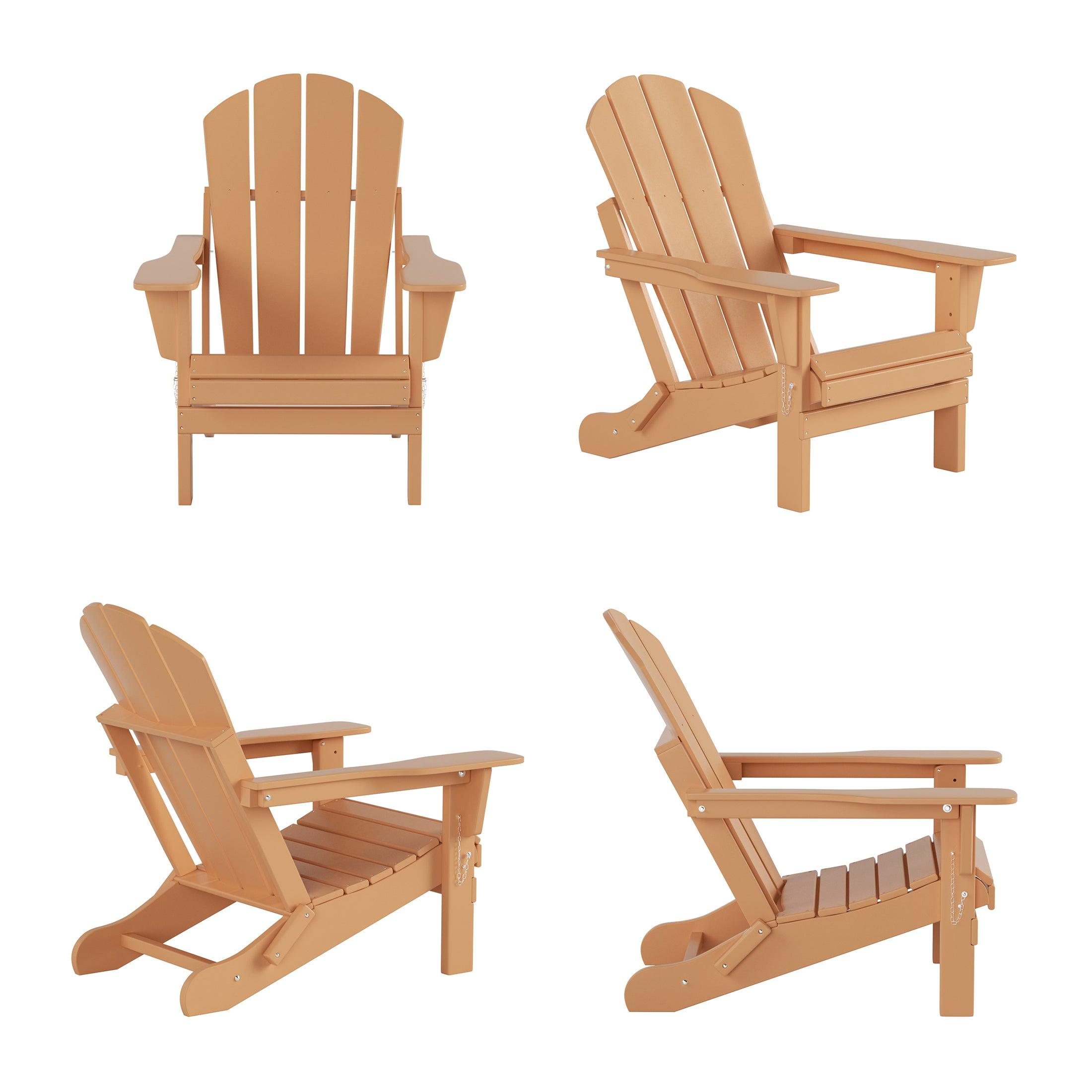 Paradise Classic Folding Adirondack Chair (Set of 4) - Costaelm