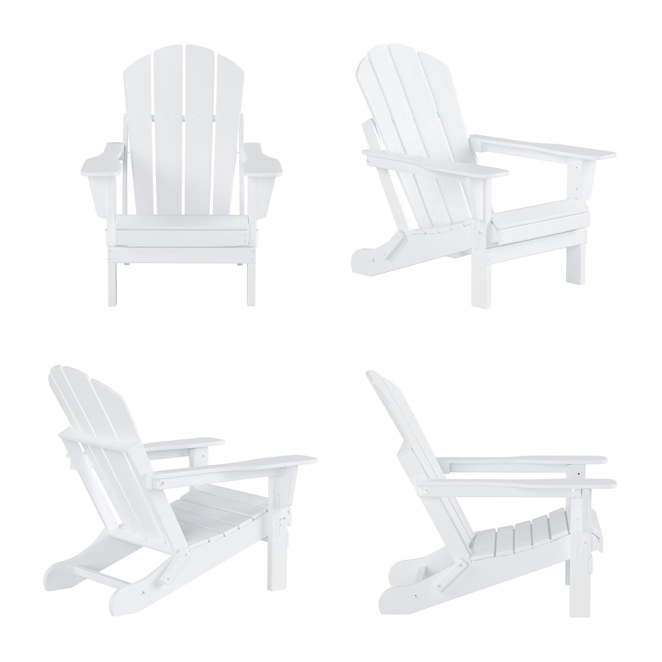 Paradise Classic Folding Adirondack Chair (Set of 4) - Costaelm