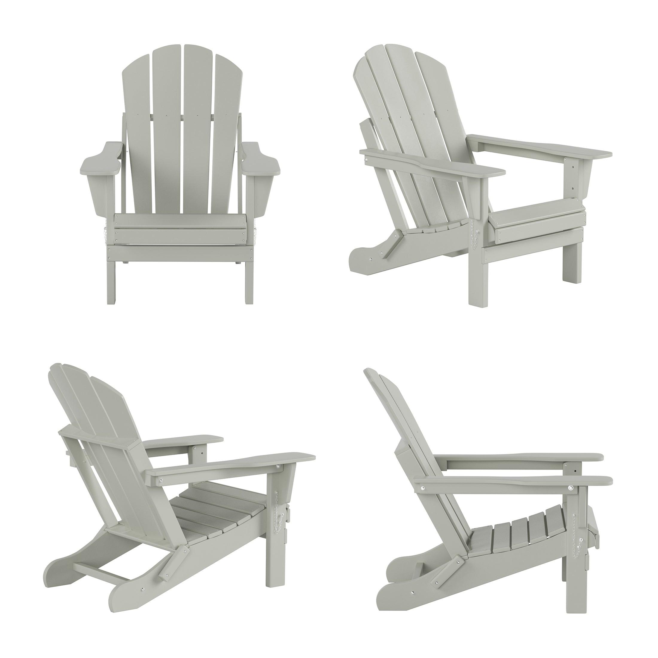 Paradise Classic Folding Adirondack Chair (Set of 4) - Costaelm