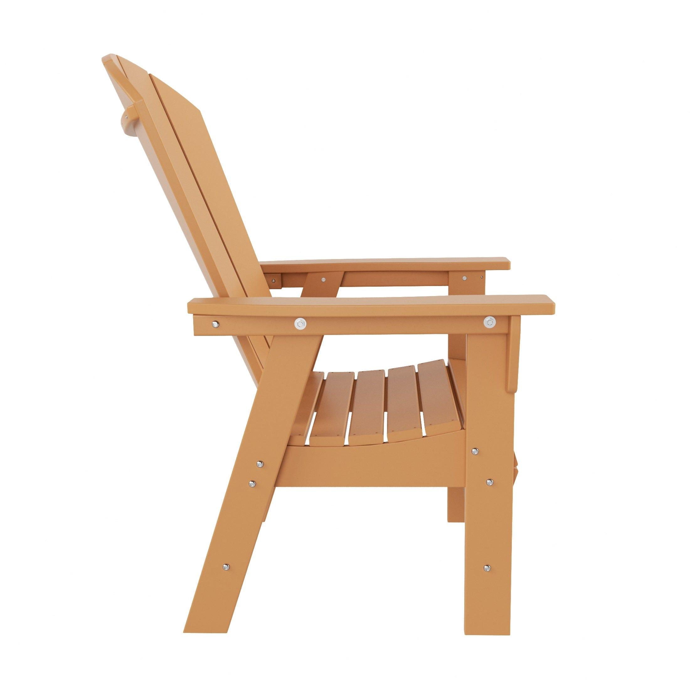 Paradise Classic Outdoor Patio Adirondack Dining Chair - Costaelm