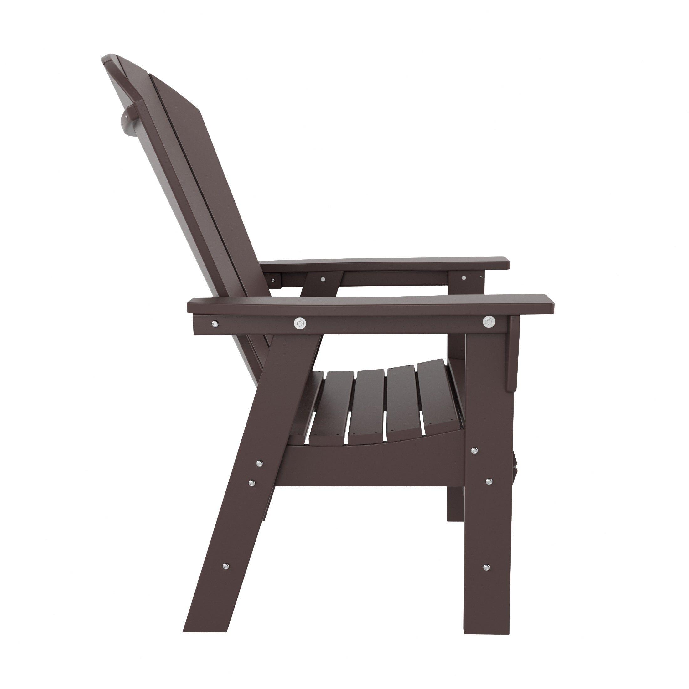 Paradise Classic Outdoor Patio Adirondack Dining Chair - Costaelm