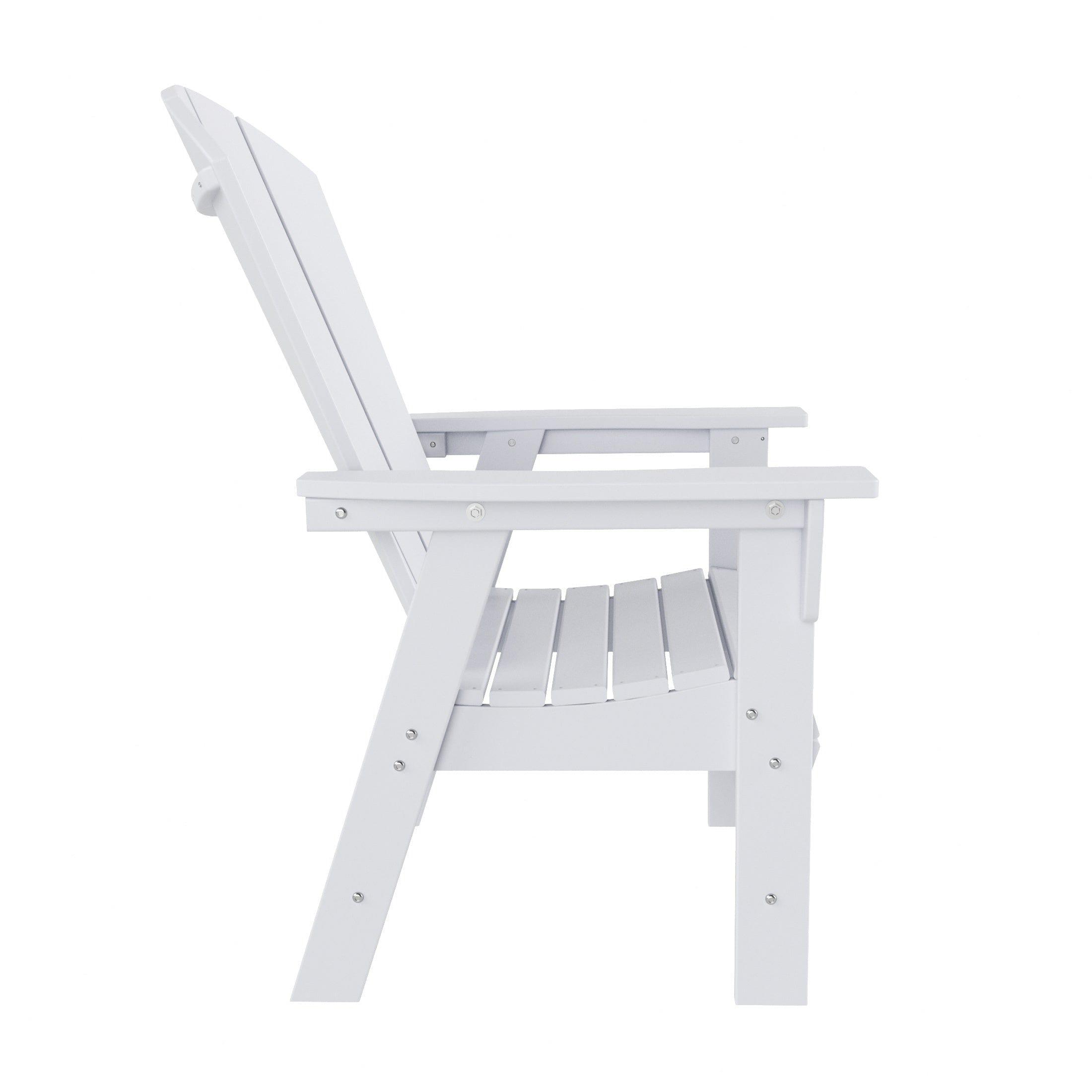 Paradise Classic Outdoor Patio Adirondack Dining Chair - Costaelm