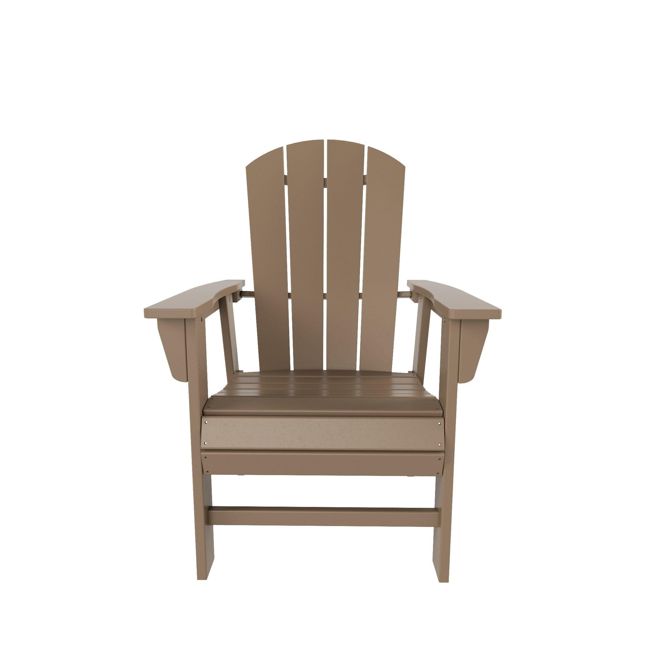 Paradise Classic Outdoor Patio Adirondack Dining Chair - Costaelm