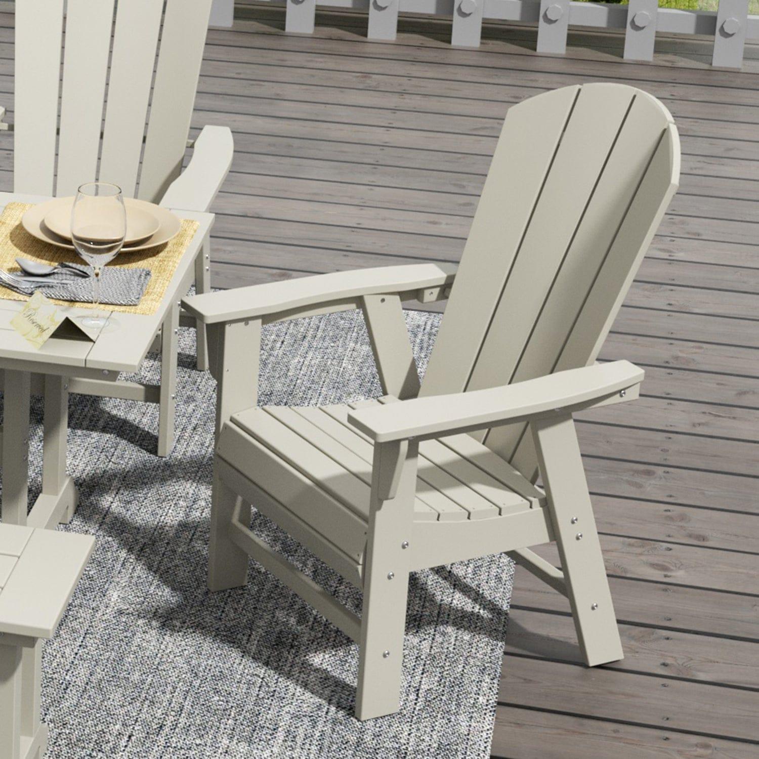 Paradise Classic Outdoor Patio Adirondack Dining Chair - Costaelm