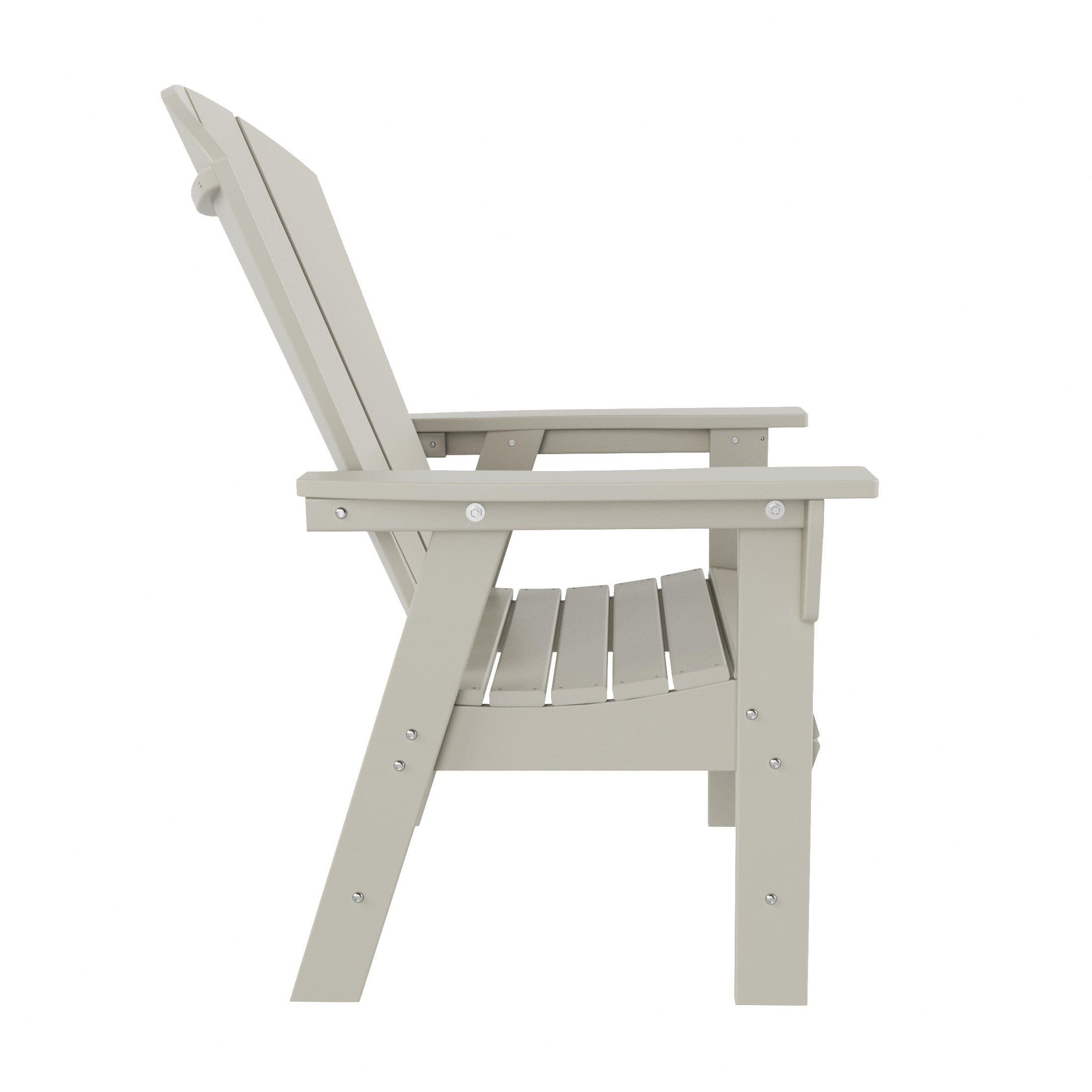 Paradise Classic Outdoor Patio Adirondack Dining Chair - Costaelm