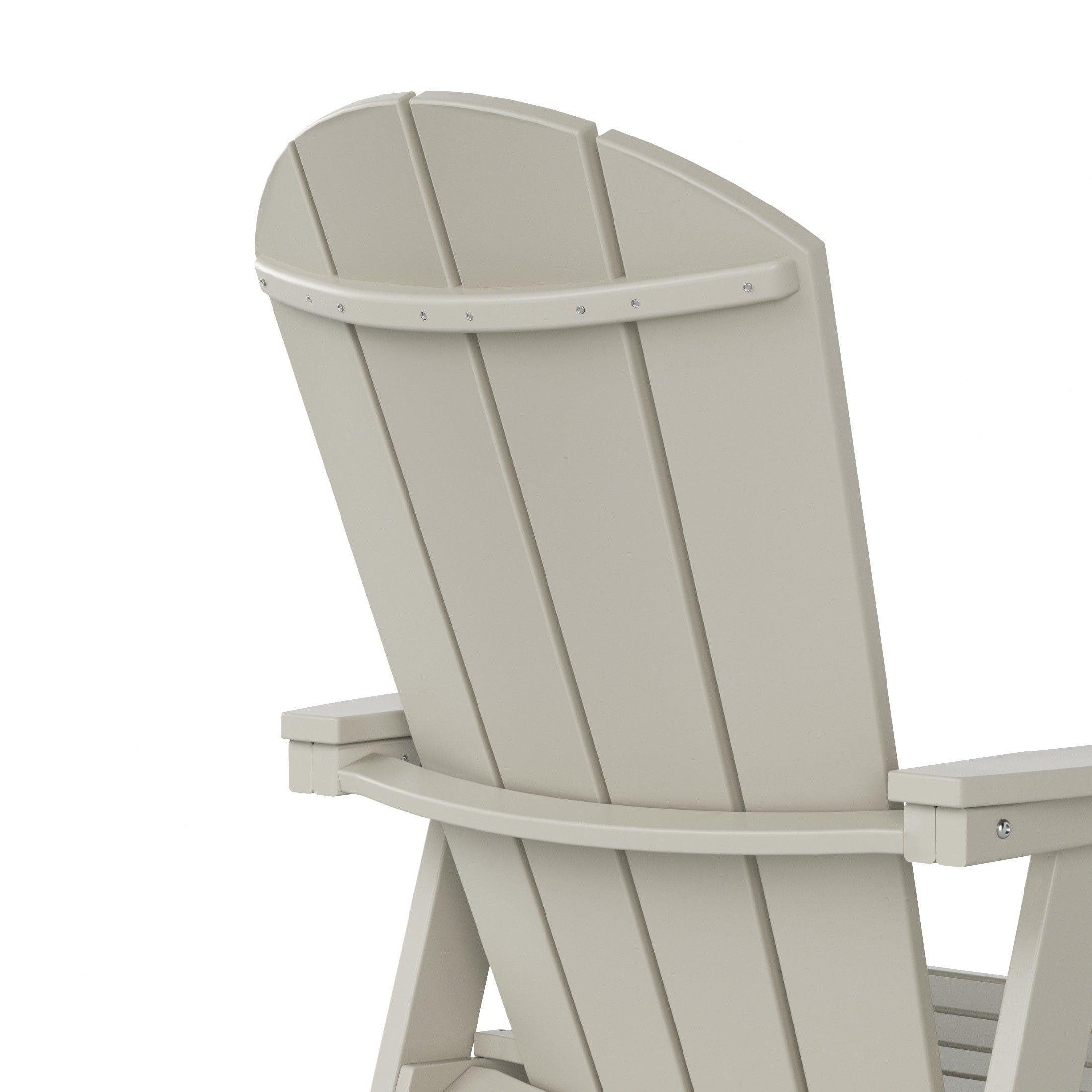 Paradise Classic Outdoor Patio Adirondack Dining Chair - Costaelm