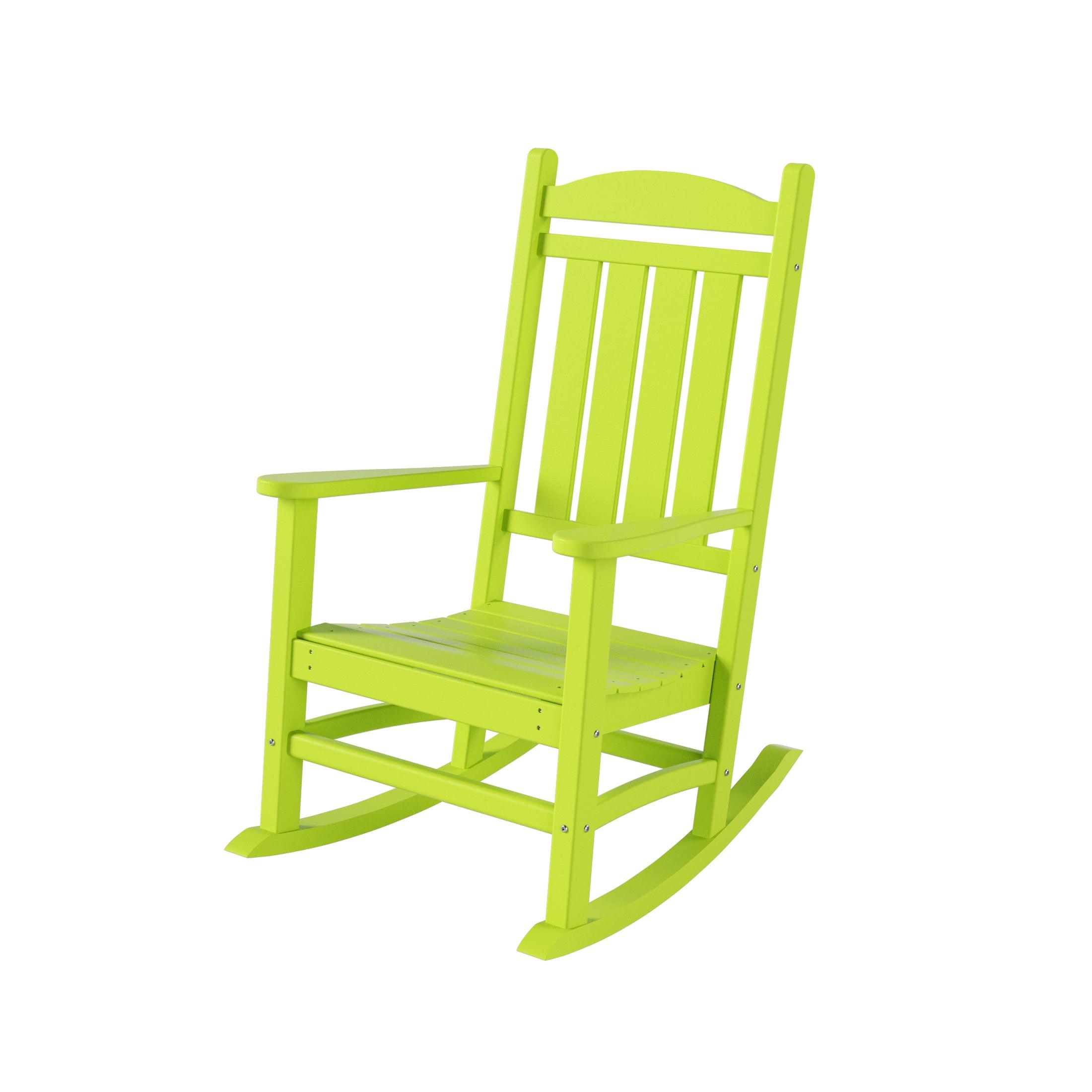 Lakehouse Classic Plastic Outdoor Porch Rocking Chairs (Set of 2) - Costaelm