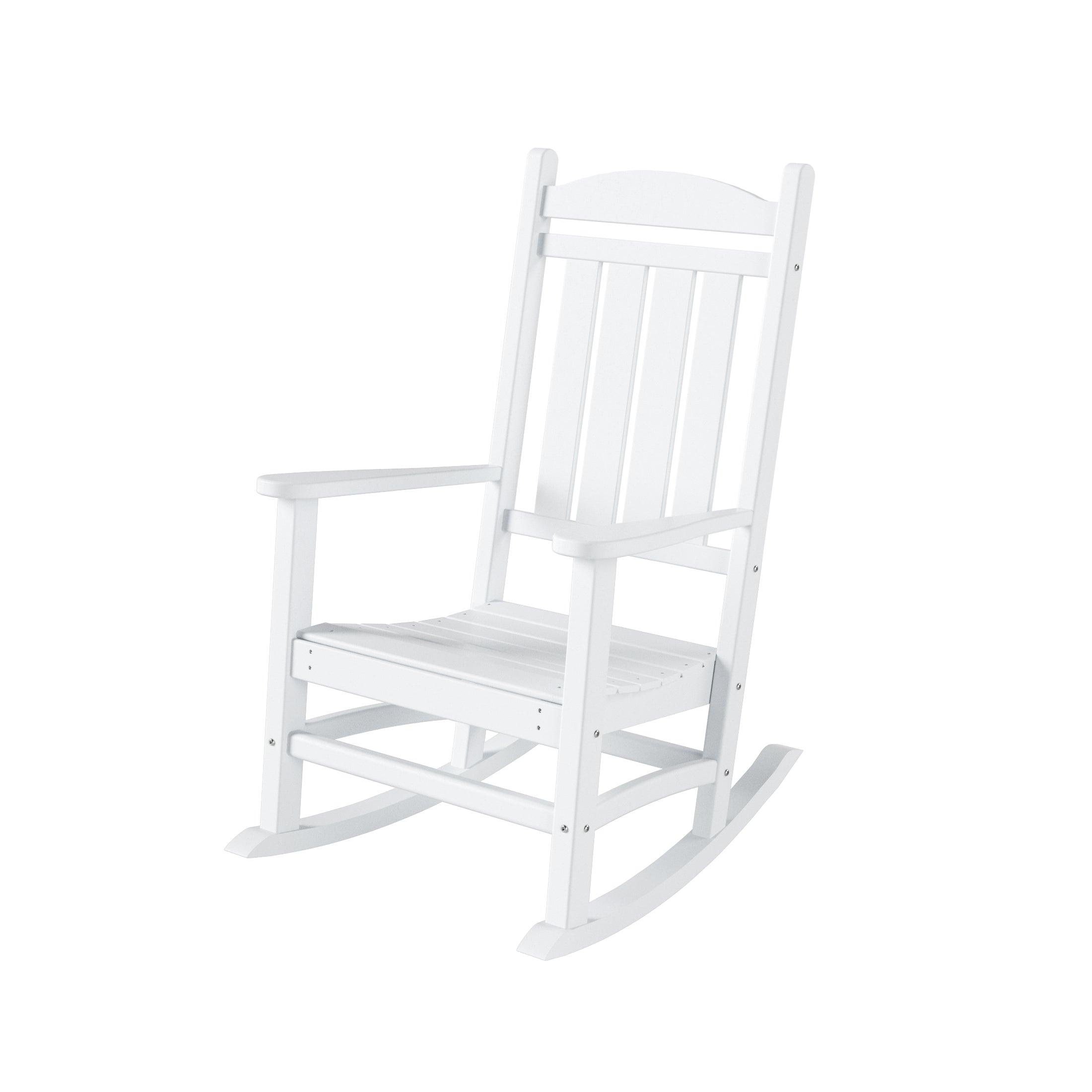 Lakehouse Classic Plastic Outdoor Porch Rocking Chairs (Set of 2) - Costaelm