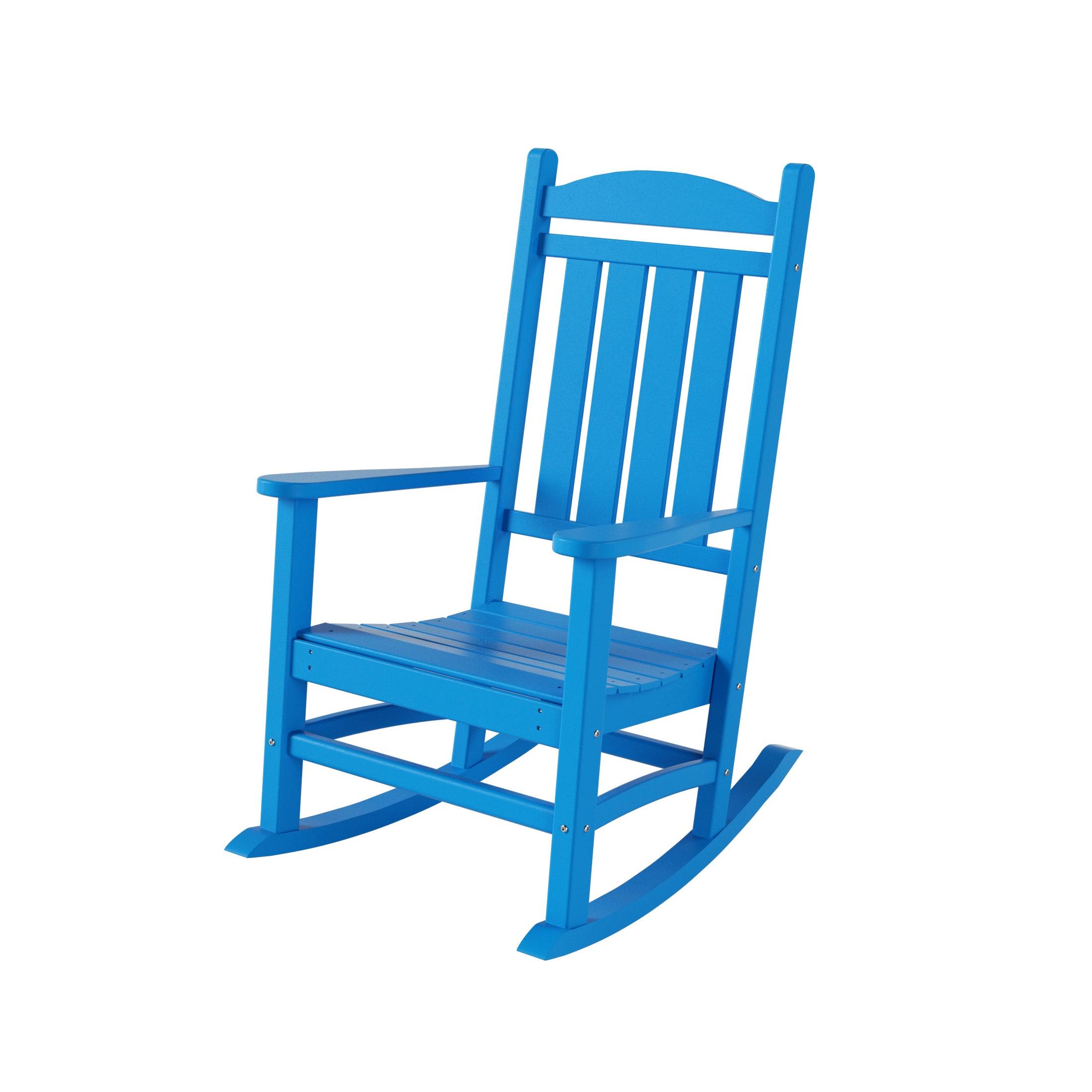 Lakehouse Classic Plastic Outdoor Porch Rocking Chairs (Set of 2) - Costaelm