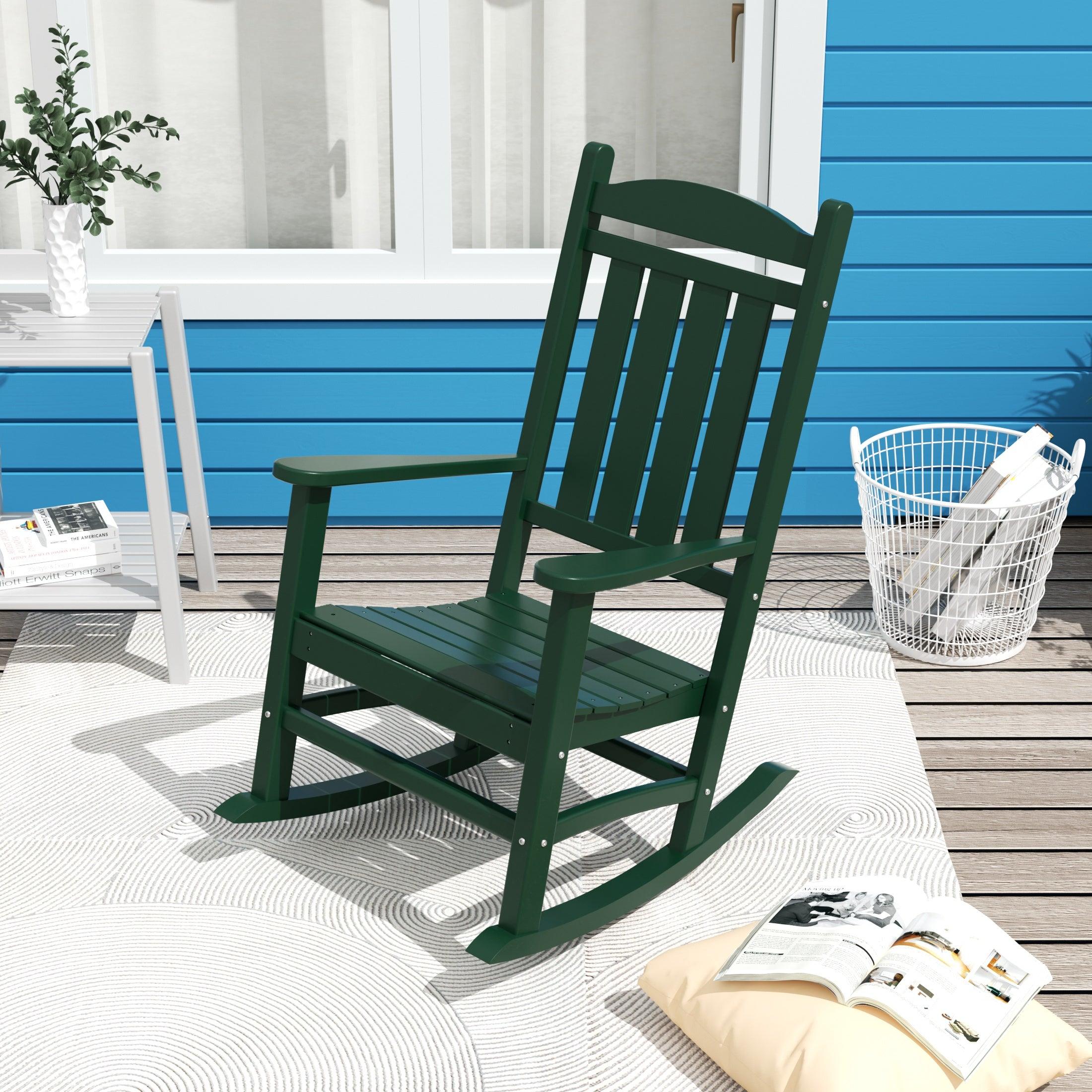 Lakehouse Classic Plastic Porch Rocking Chair - Costaelm