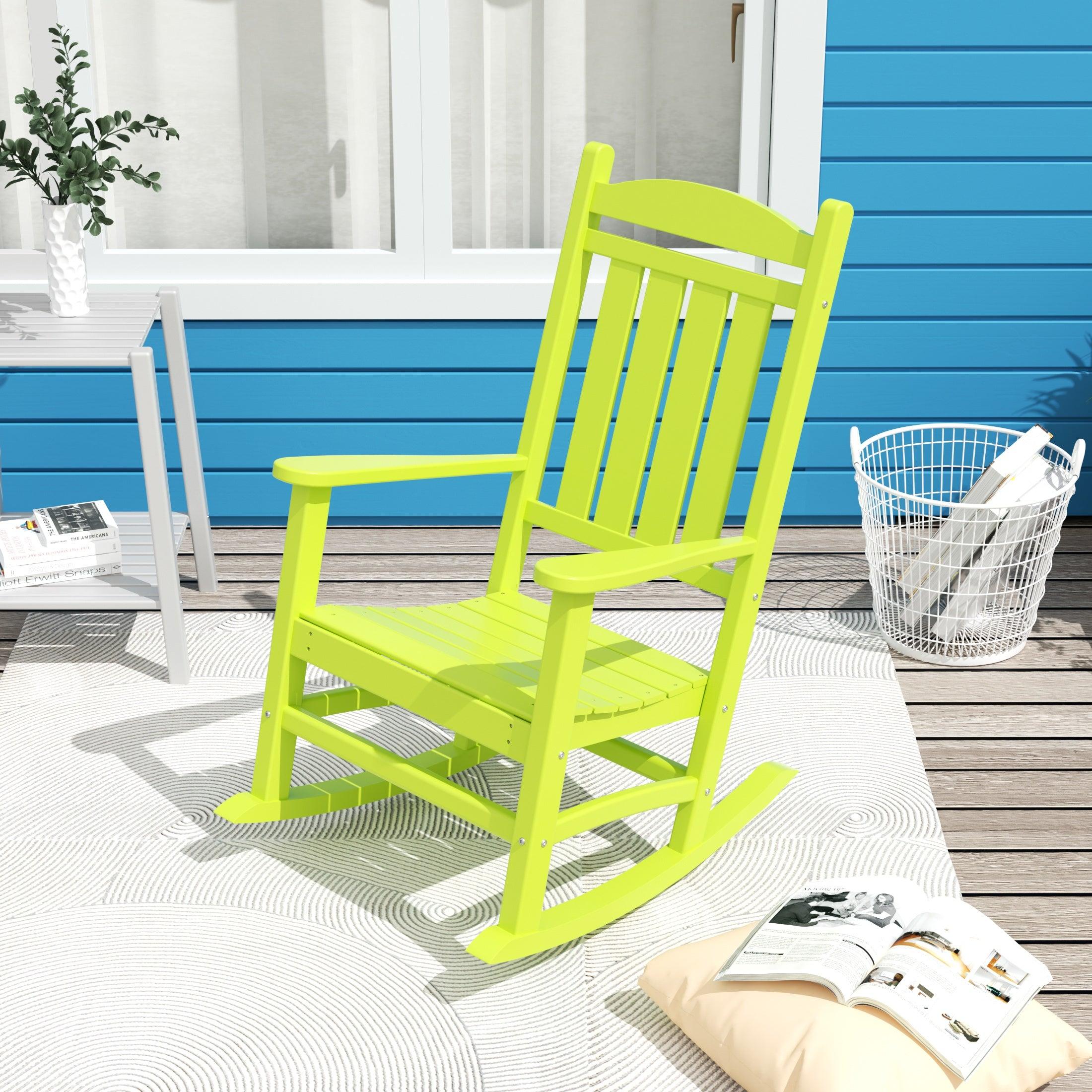 Lakehouse Classic Plastic Porch Rocking Chair - Costaelm