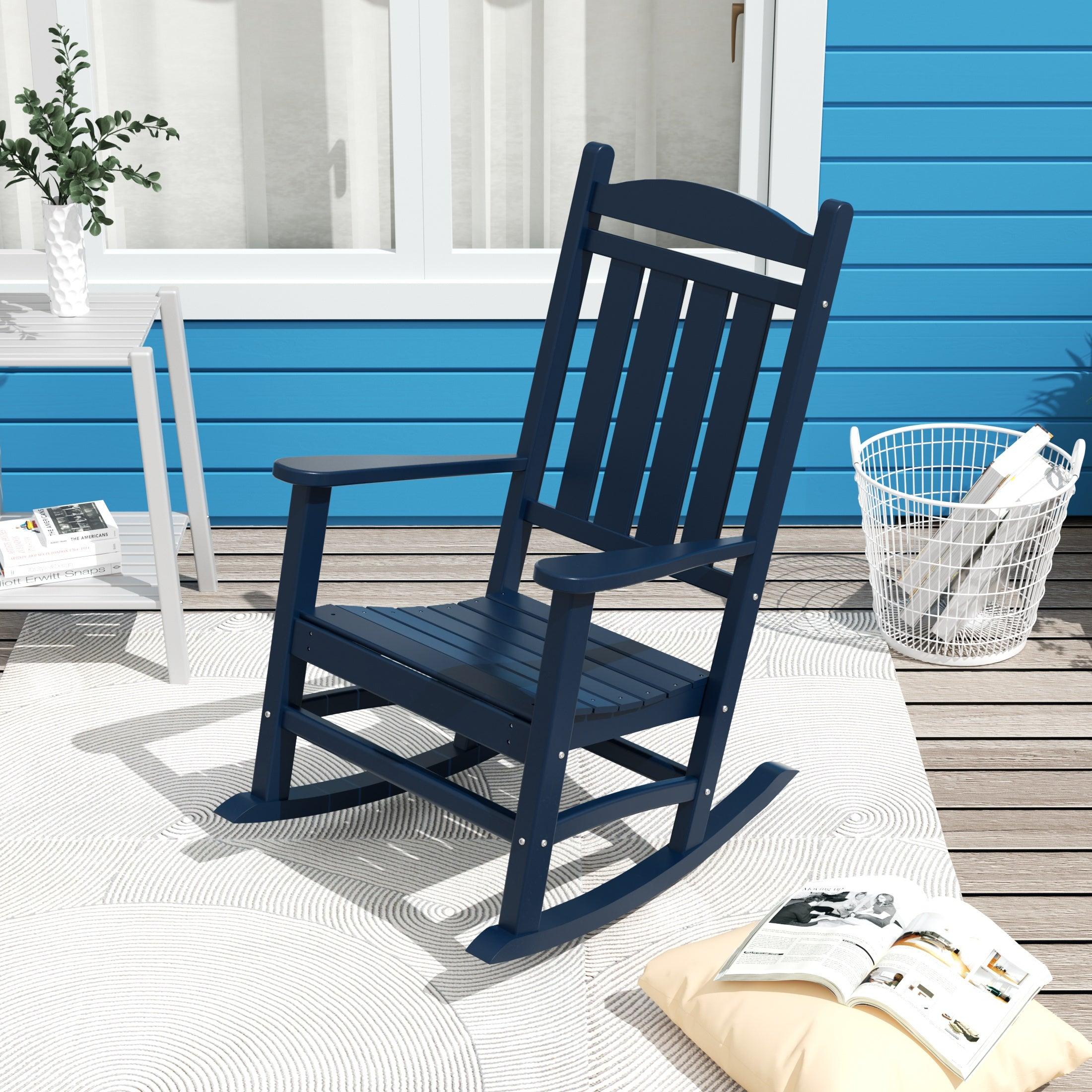 Lakehouse Classic Plastic Porch Rocking Chair - Costaelm