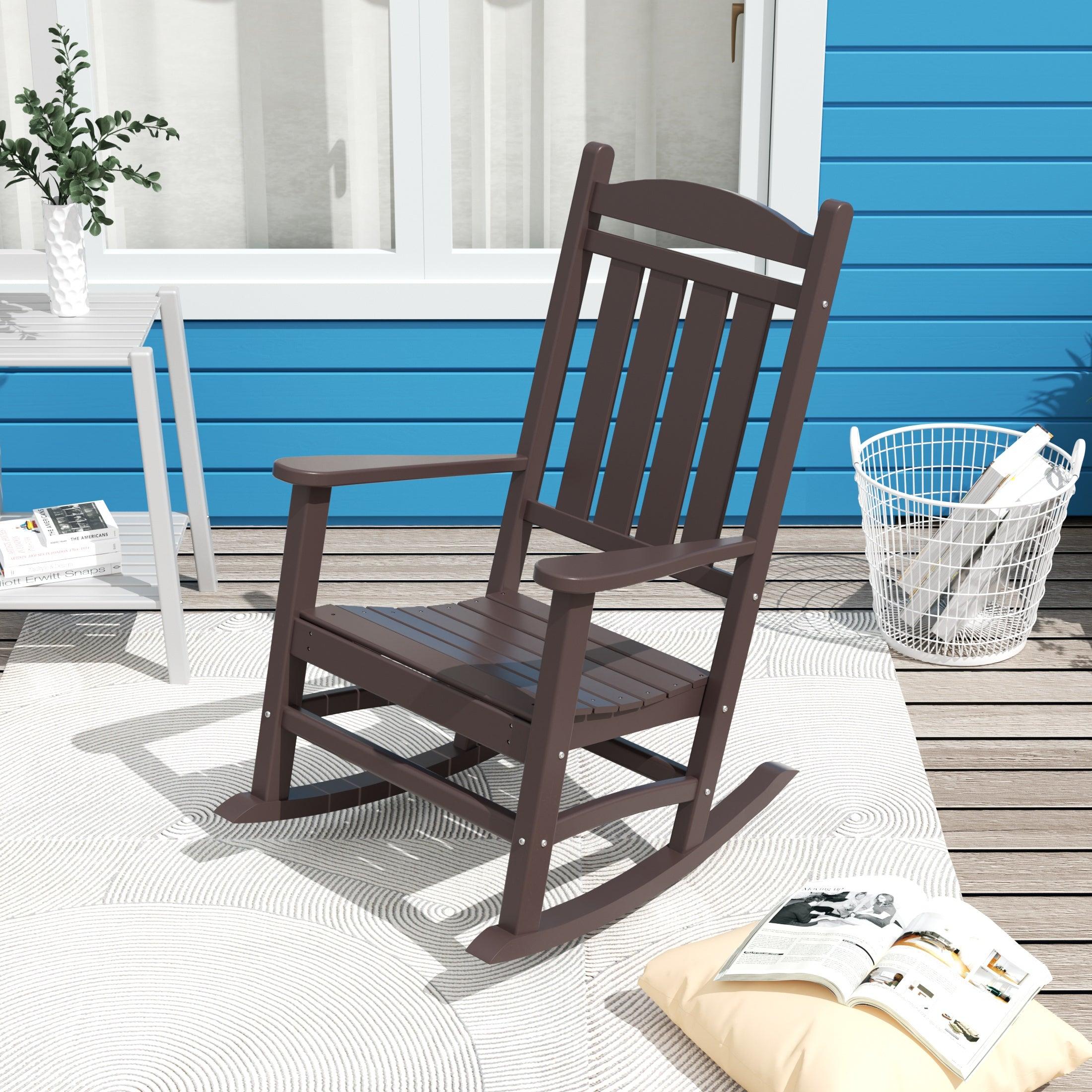 Lakehouse Classic Plastic Porch Rocking Chair - Costaelm