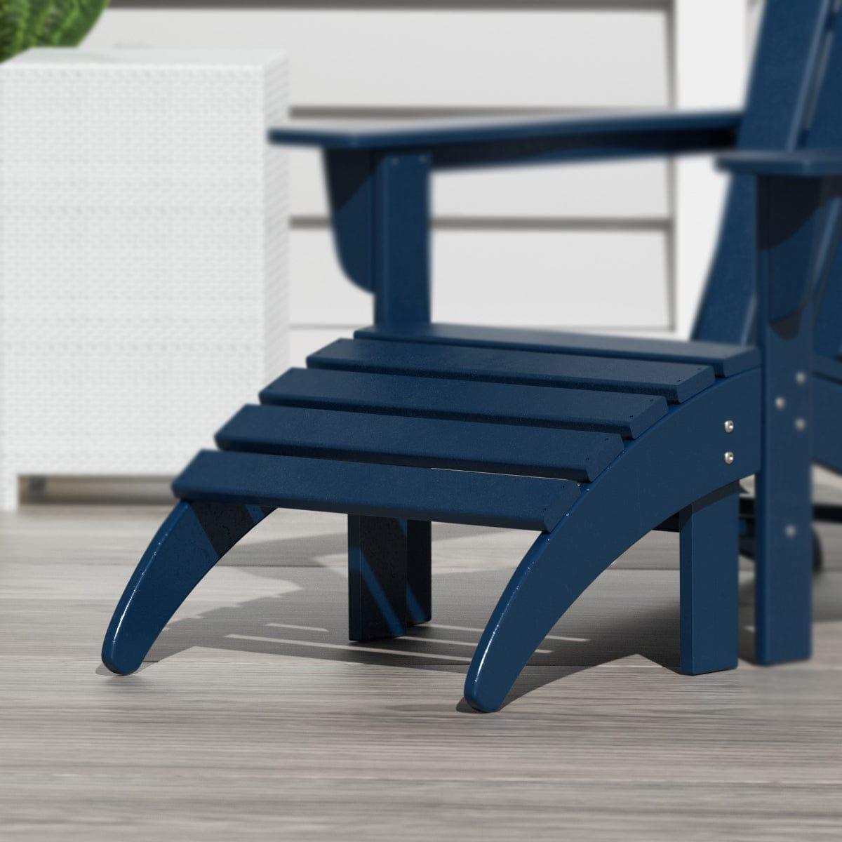 Paradise Outdoor Adirondack Ottoman Footrest - Costaelm