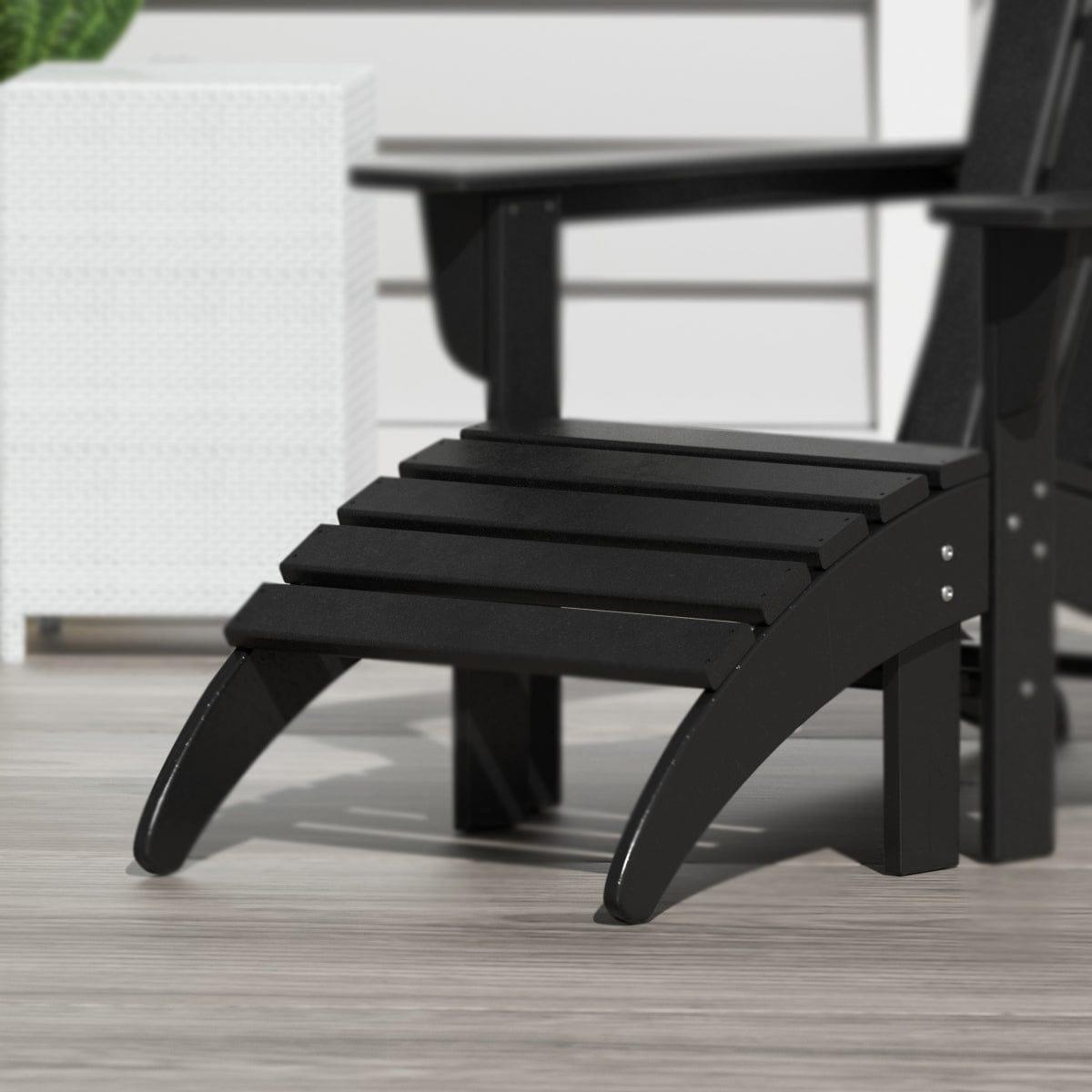 Paradise Outdoor Adirondack Ottoman Footrest - Costaelm