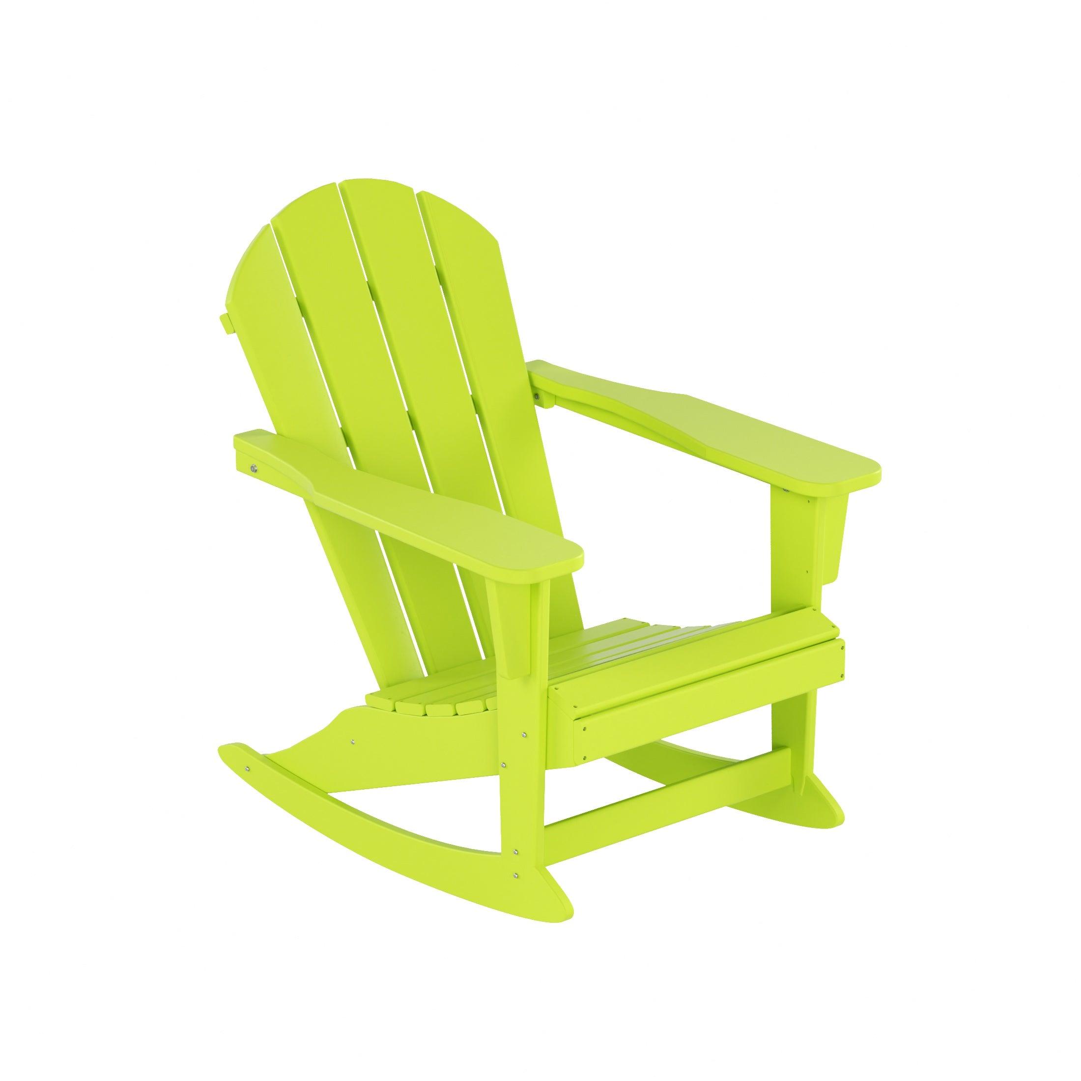 Paradise Outdoor Patio Adirondack Rocking Chairs (Set of 2) - Costaelm