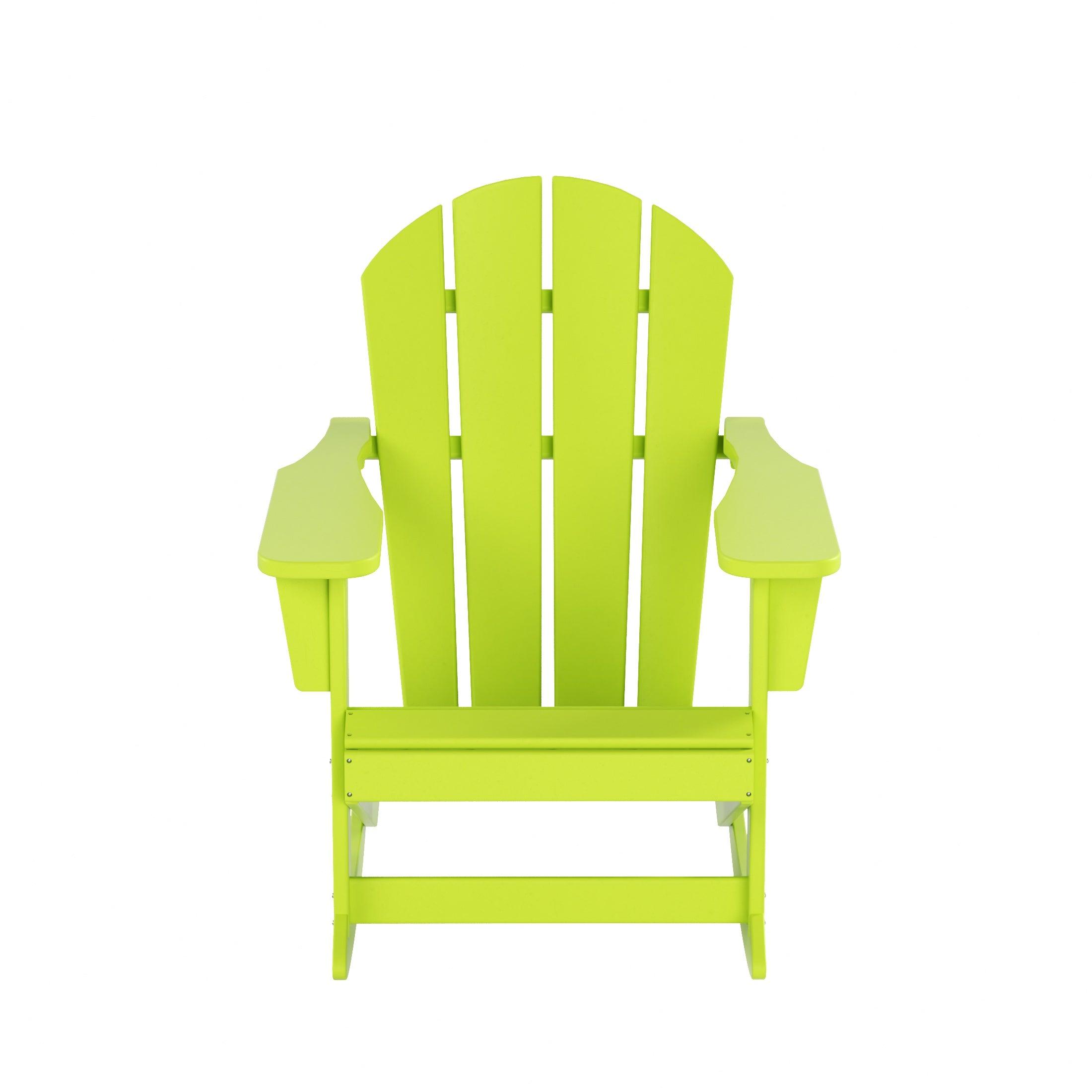 Paradise Outdoor Patio Adirondack Rocking Chairs (Set of 2) - Costaelm