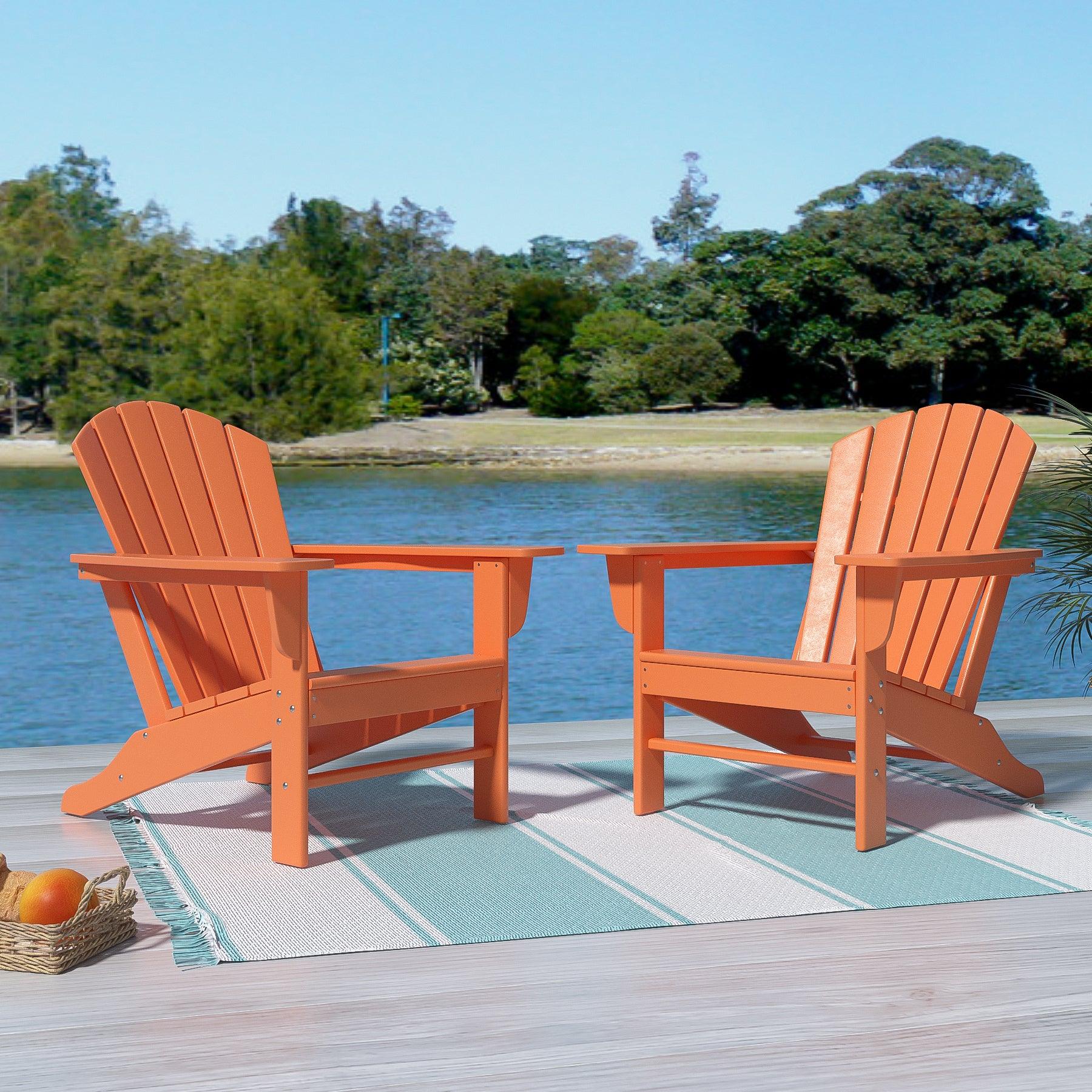 Portside Classic Outdoor Adirondack Chair (Set of 2) - Costaelm