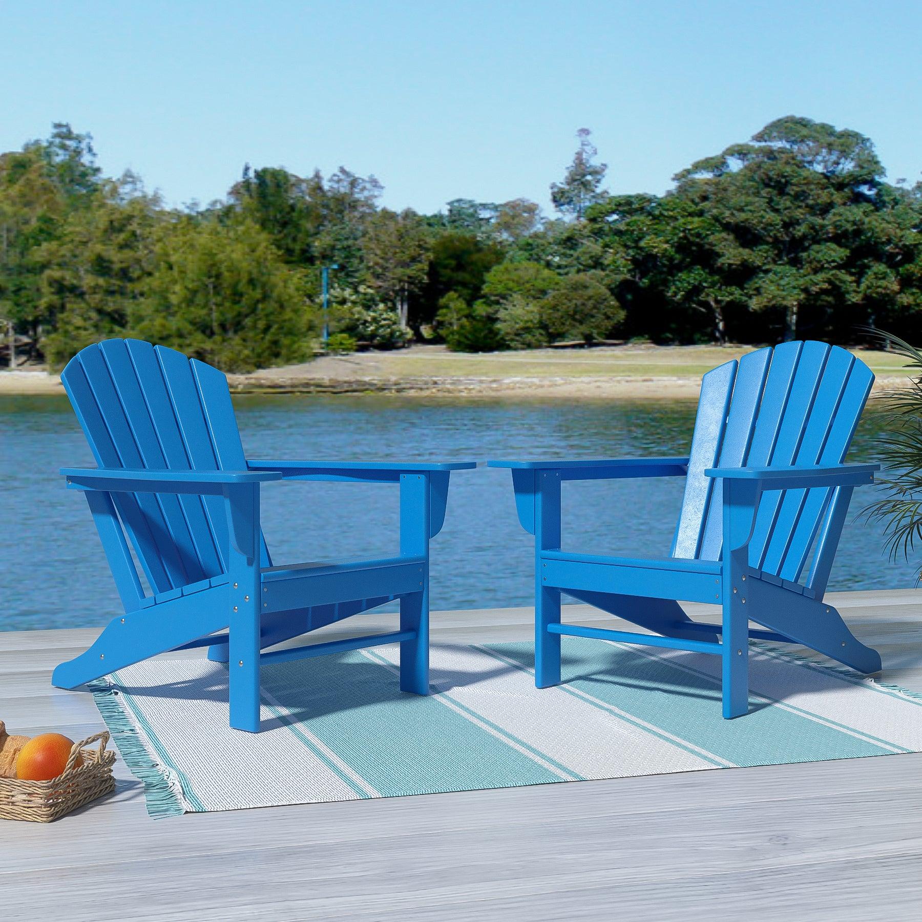 Portside Classic Outdoor Adirondack Chair (Set of 2) - Costaelm