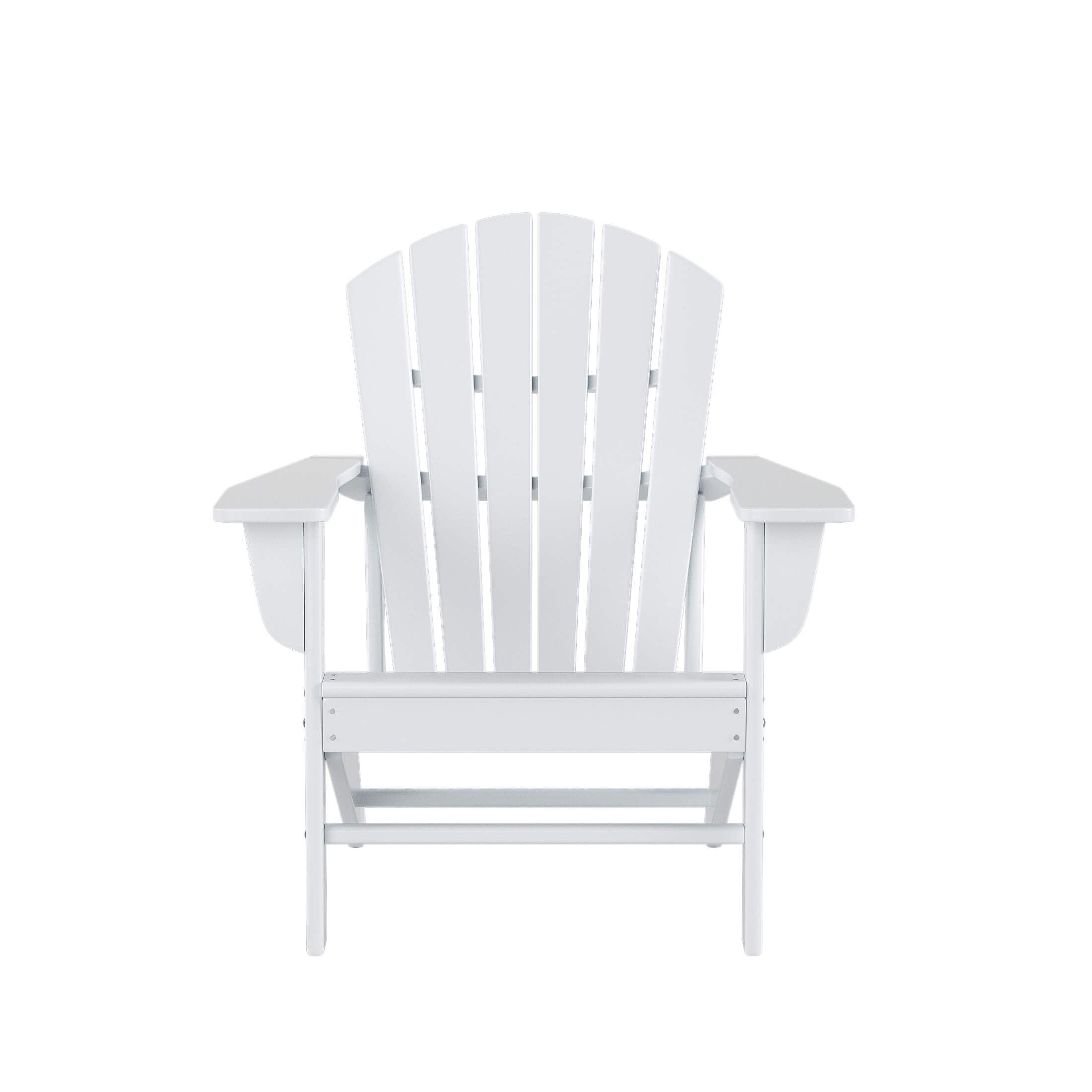 Portside Outdoor Adirondack Chair with Square Fire Pit Table Sets - Costaelm