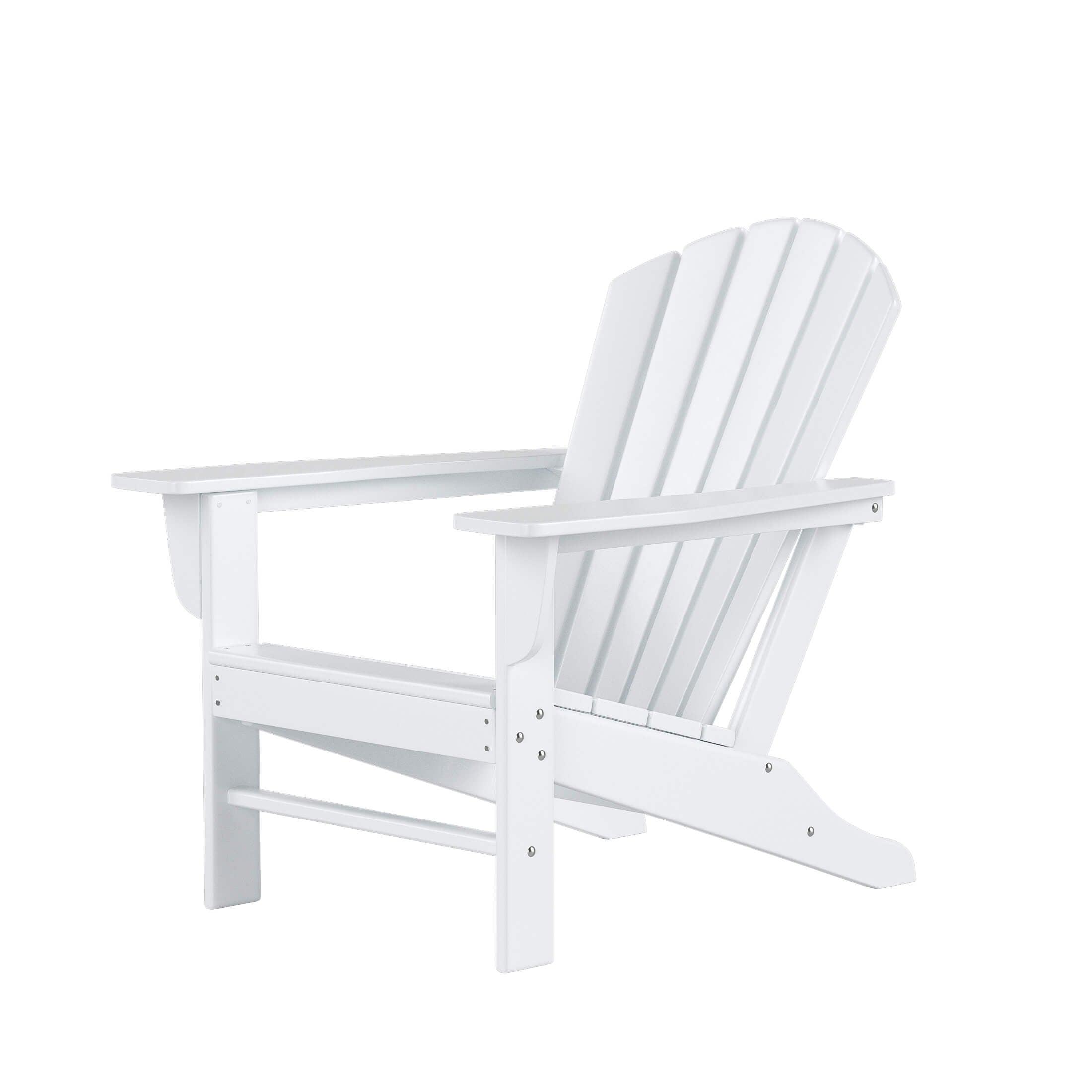 Portside Outdoor Adirondack Chair with Square Fire Pit Table Sets - Costaelm