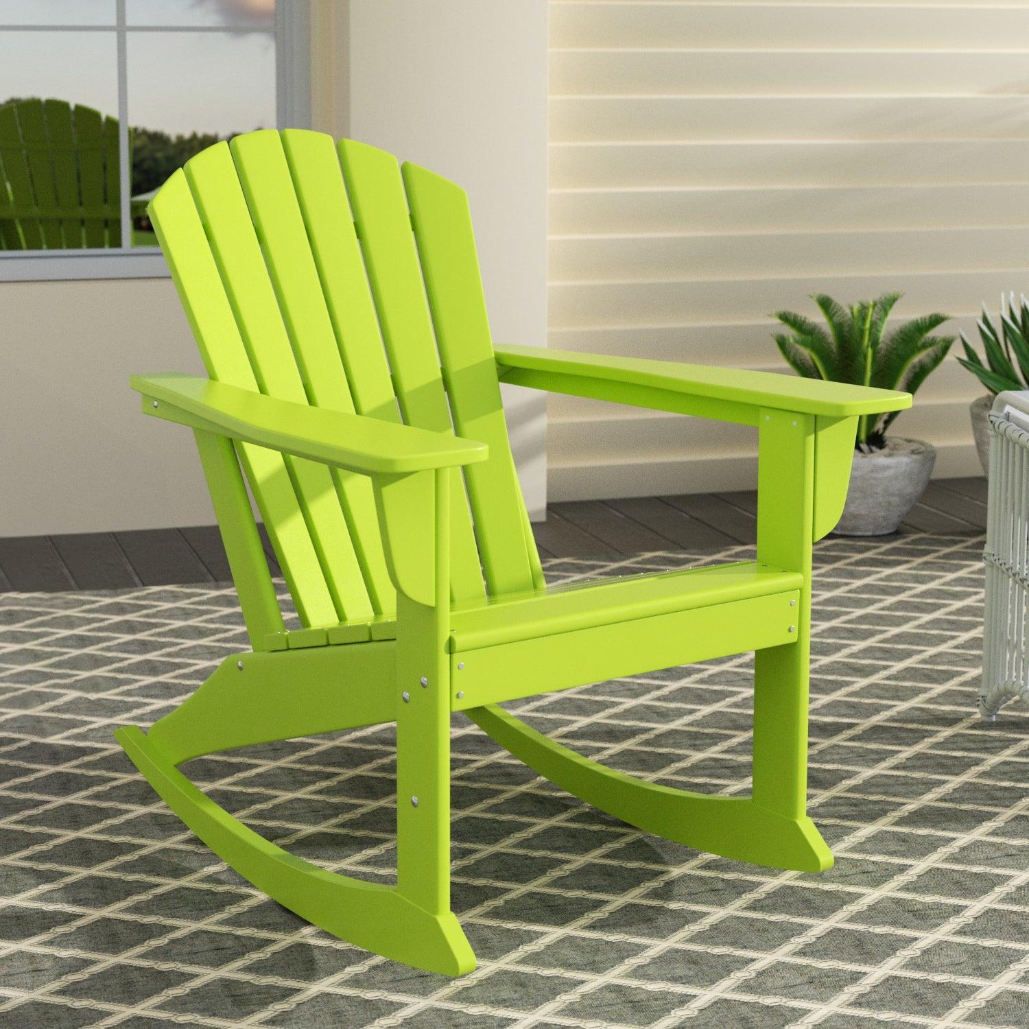 Portside Outdoor Adirondack Patio Rocking Chair - Costaelm