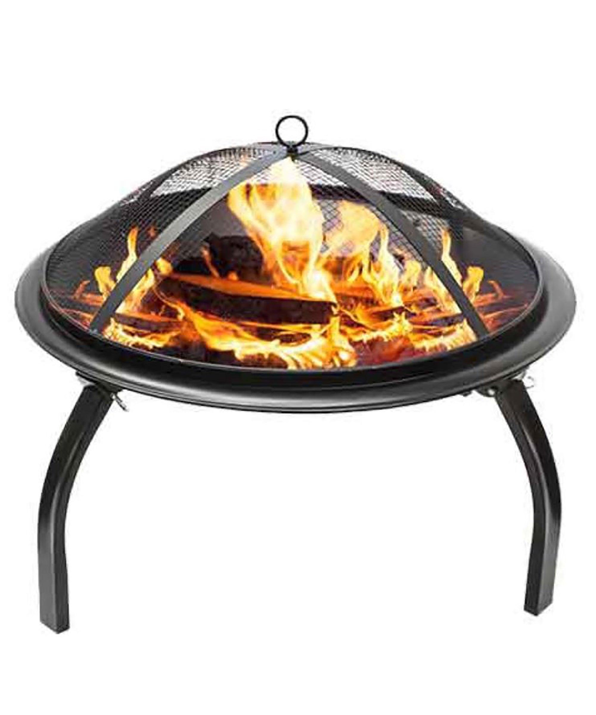 Robin 22 Inch Round Steel Wood Burning Fire Pit - Costaelm