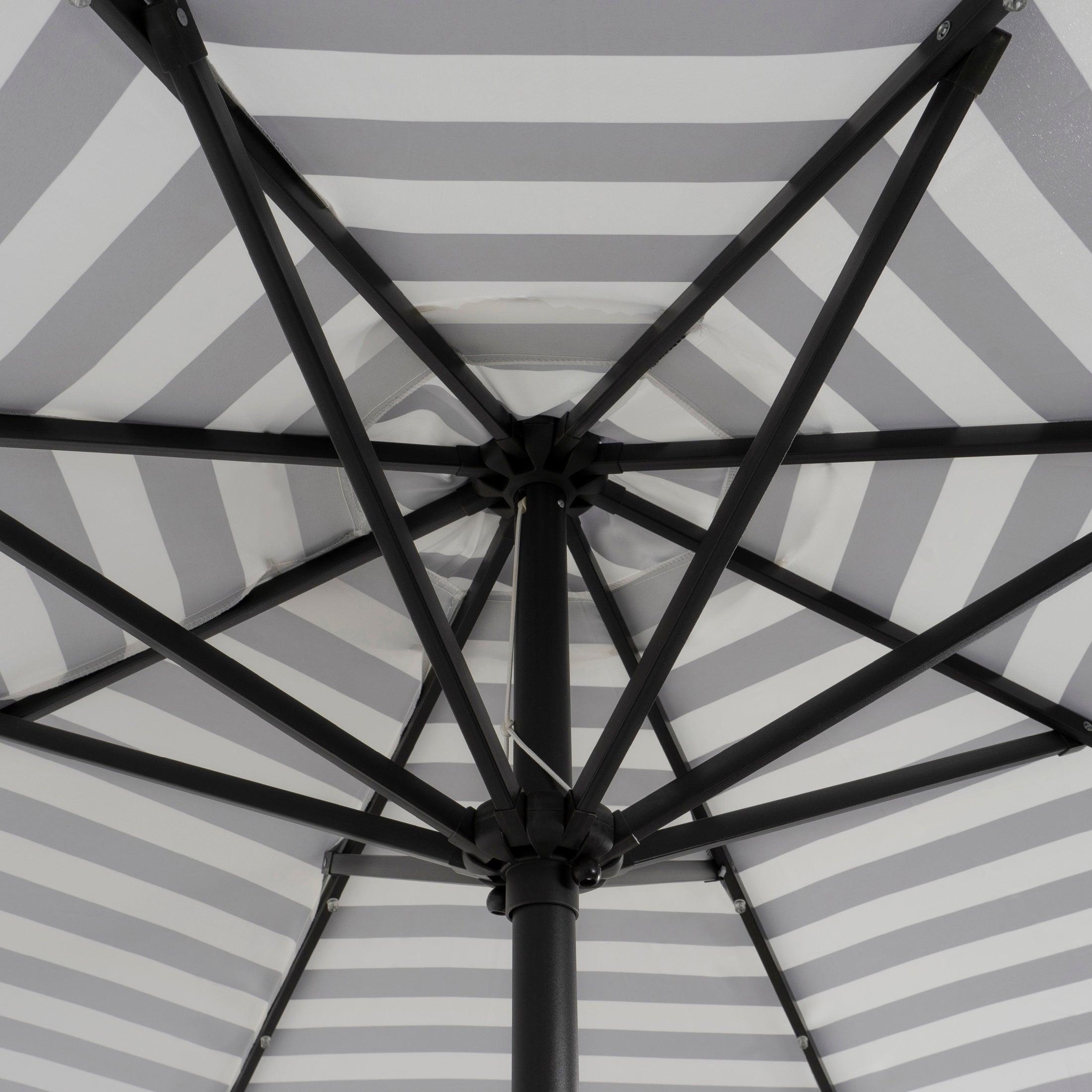 Westlake 9 Ft Solar LED Patio Umbrella with Square Concrete Base Included - Costaelm